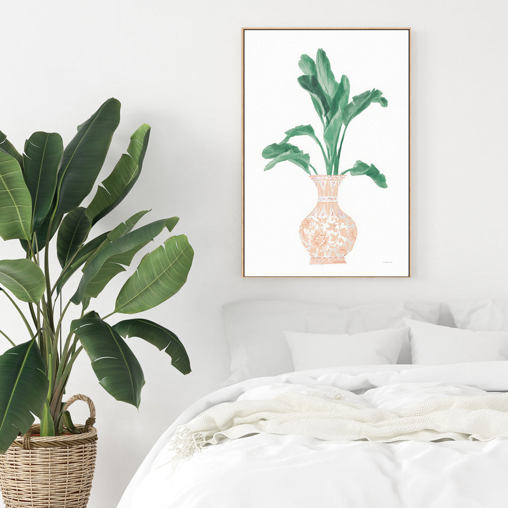 wall-art-print-canvas-poster-framed-Pink Chinoiserie, Style A , By Danhui Nai-GIOIA-WALL-ART