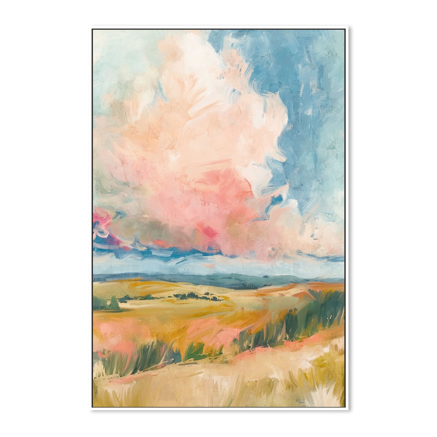 wall-art-print-canvas-poster-framed-Pink Clouds , Style A, By Nina Blue-5