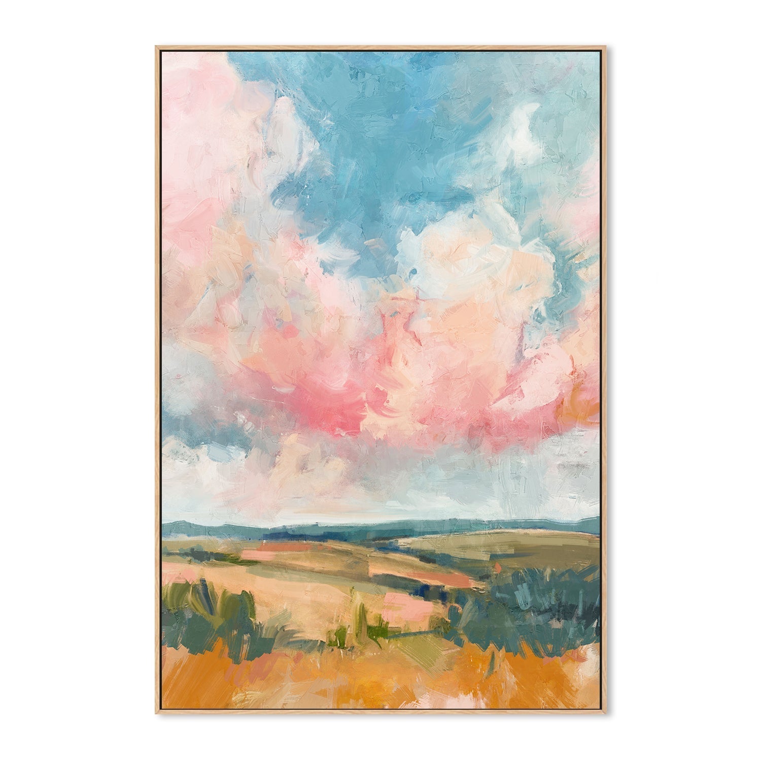 wall-art-print-canvas-poster-framed-Pink Clouds , Style B, By Nina Blue-4