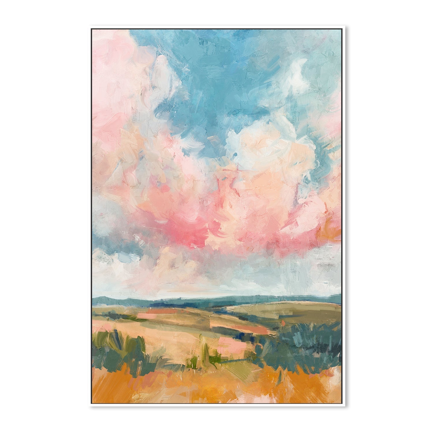 wall-art-print-canvas-poster-framed-Pink Clouds , Style B, By Nina Blue-5