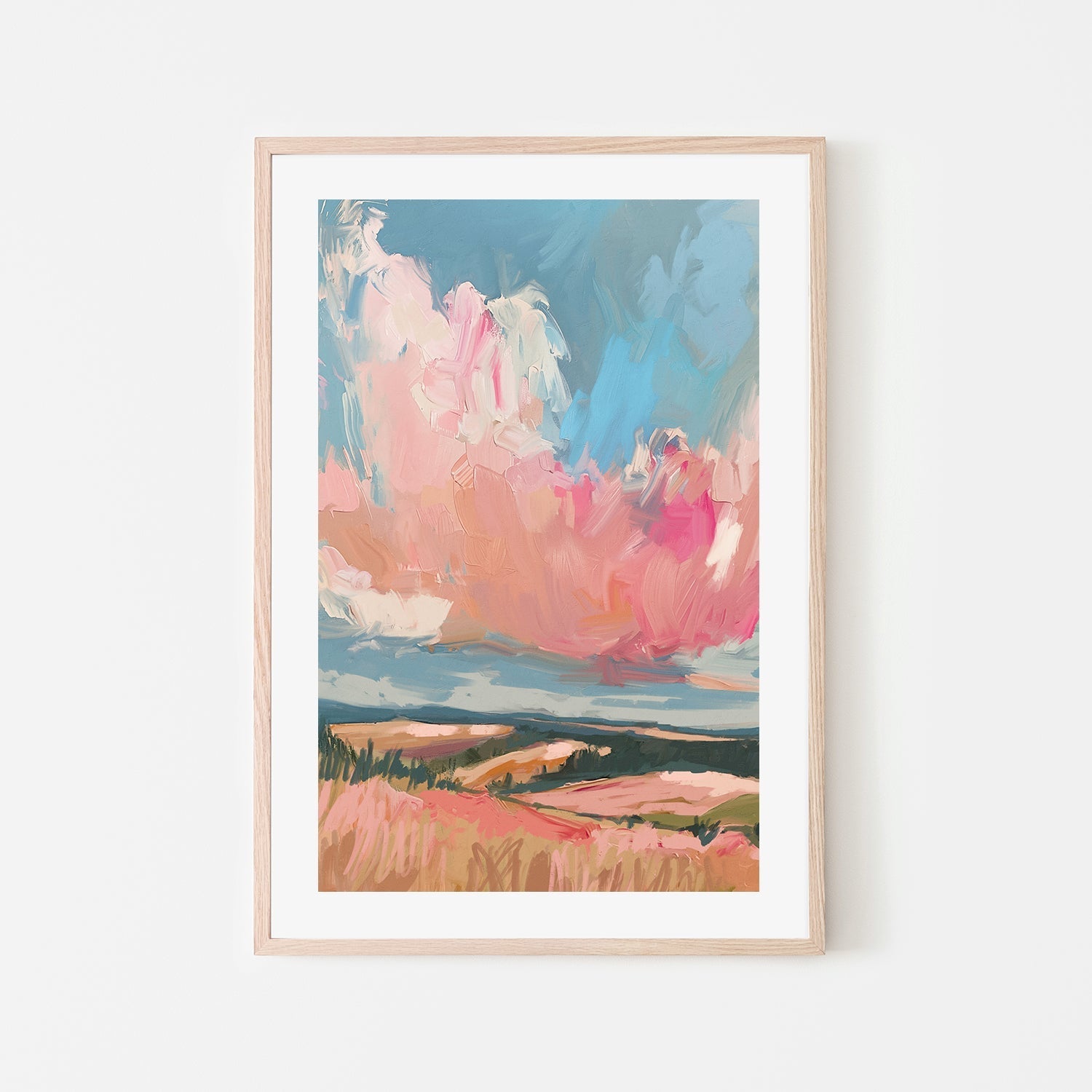 wall-art-print-canvas-poster-framed-Pink Clouds , Style C, By Nina Blue-6