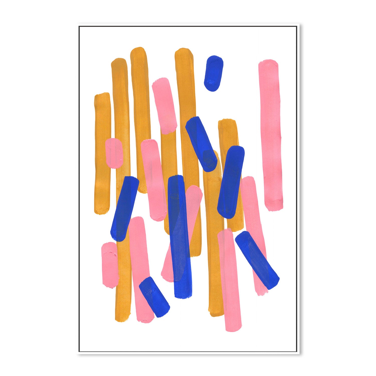 wall-art-print-canvas-poster-framed-Pink Confetti , By Ejaaz Haniff-GIOIA-WALL-ART