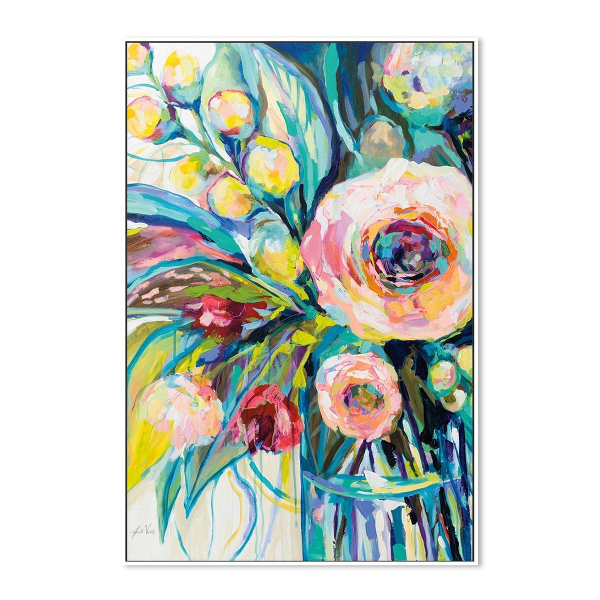 wall-art-print-canvas-poster-framed-Pink Delights, Style A-by-Jeanette Vertentes-Gioia Wall Art