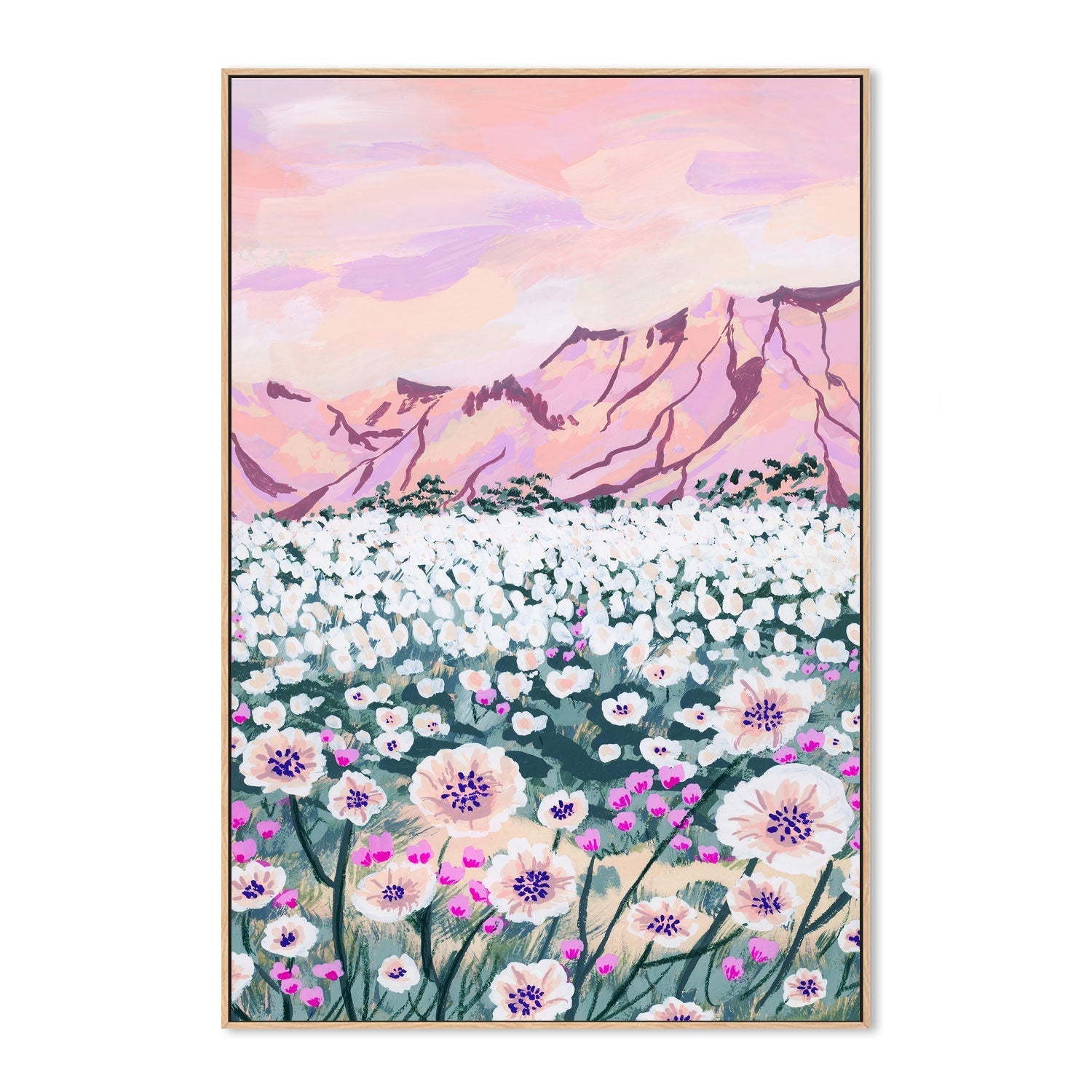 wall-art-print-canvas-poster-framed-Pink Desert-4