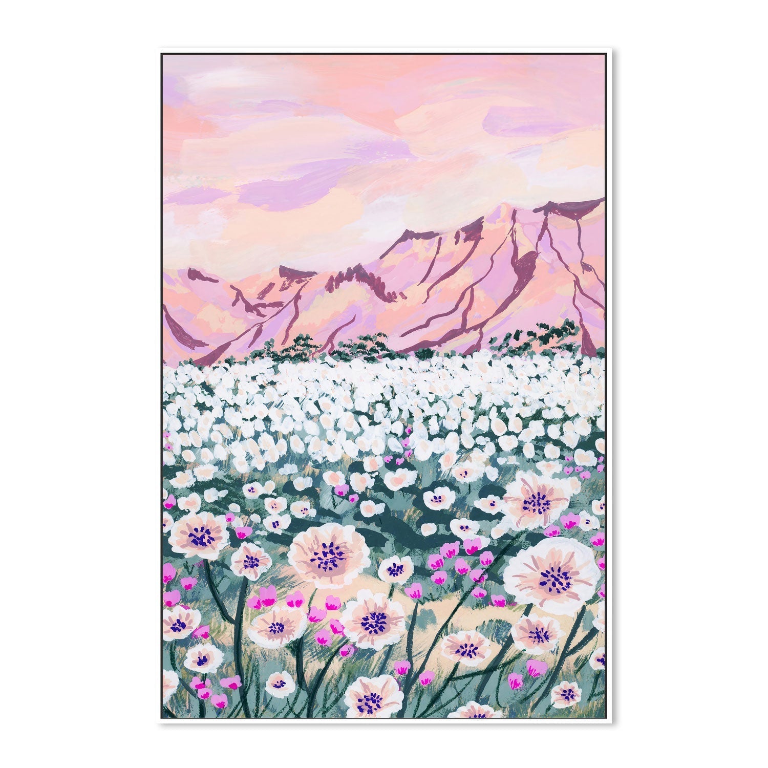 wall-art-print-canvas-poster-framed-Pink Desert-5