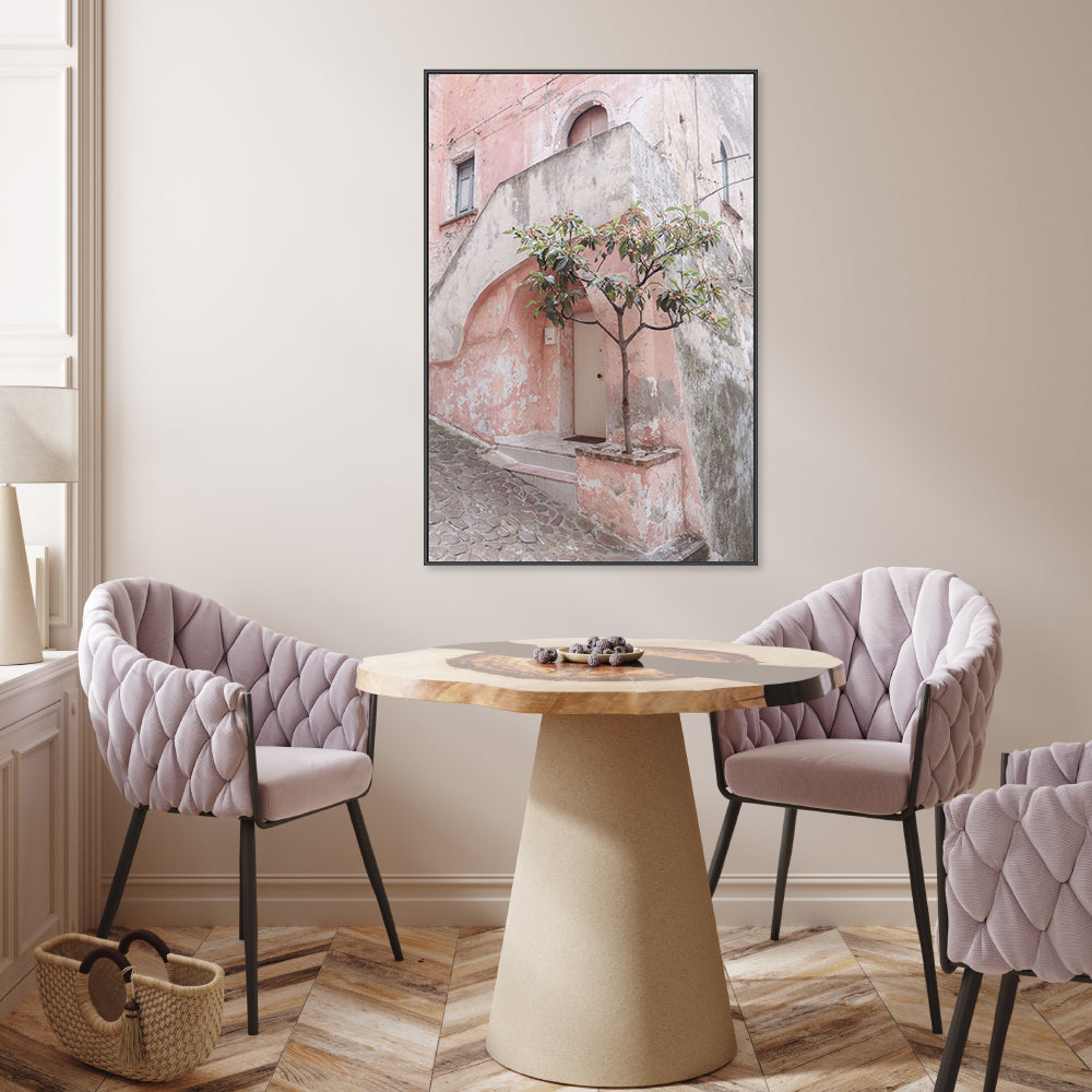 wall-art-print-canvas-poster-framed-Pink House In Corigliano Calabro-7