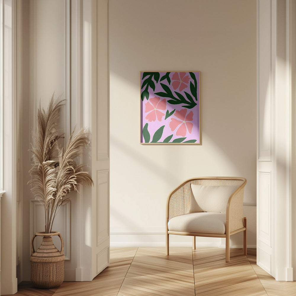 wall-art-print-canvas-poster-framed-Pink Medow , By Oulaya Kebbaj-8