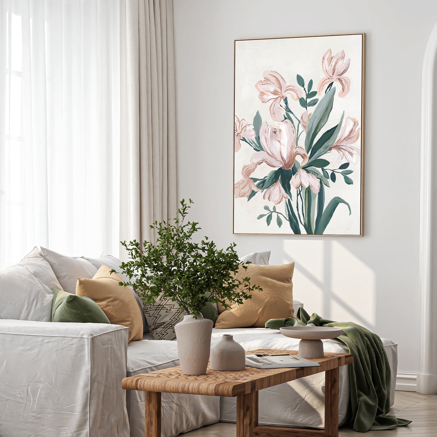 wall-art-print-canvas-poster-framed-Pink Orchids , By Asia Jensen-7