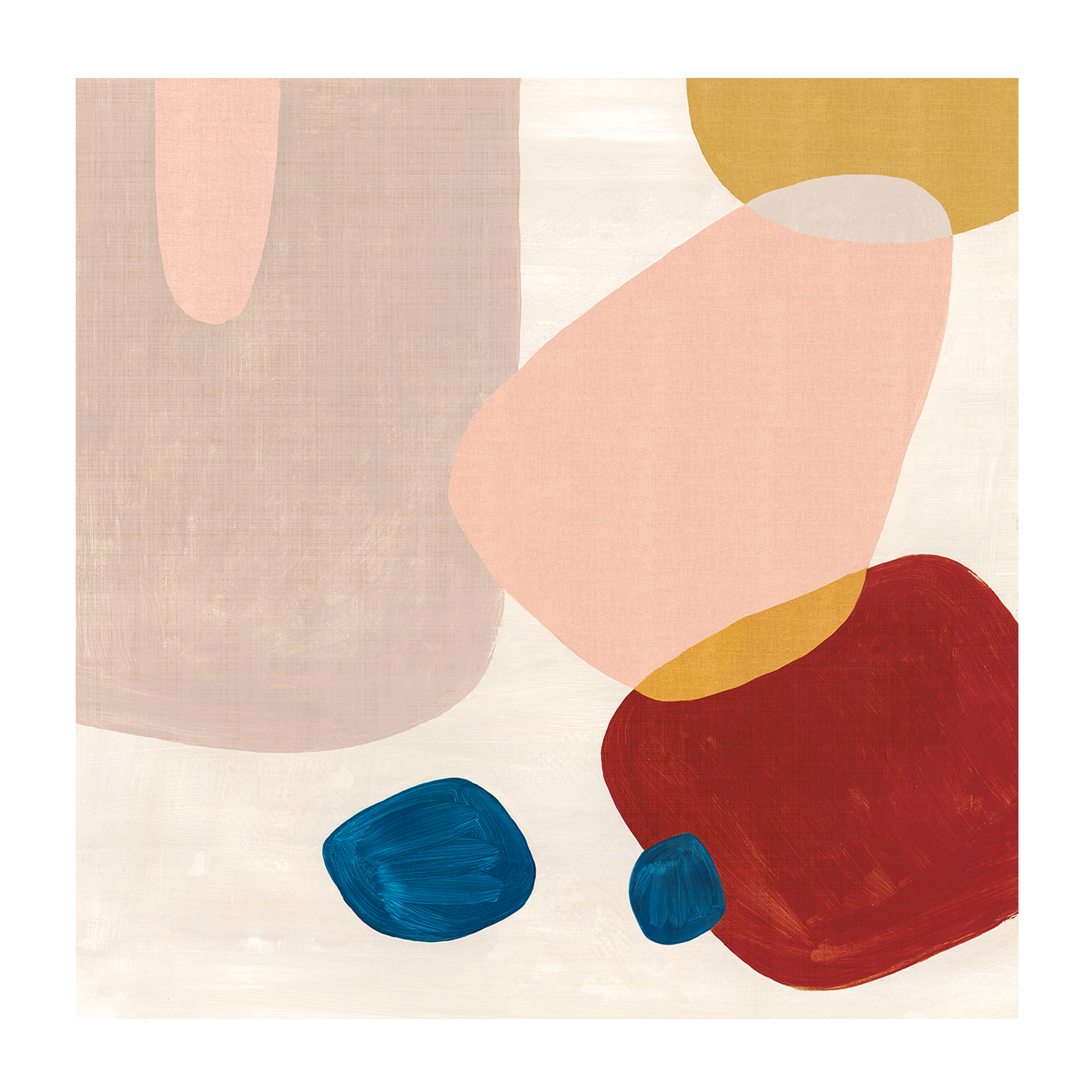 wall-art-print-canvas-poster-framed-Pink Pebbles, Style B , By Eva Watts-1