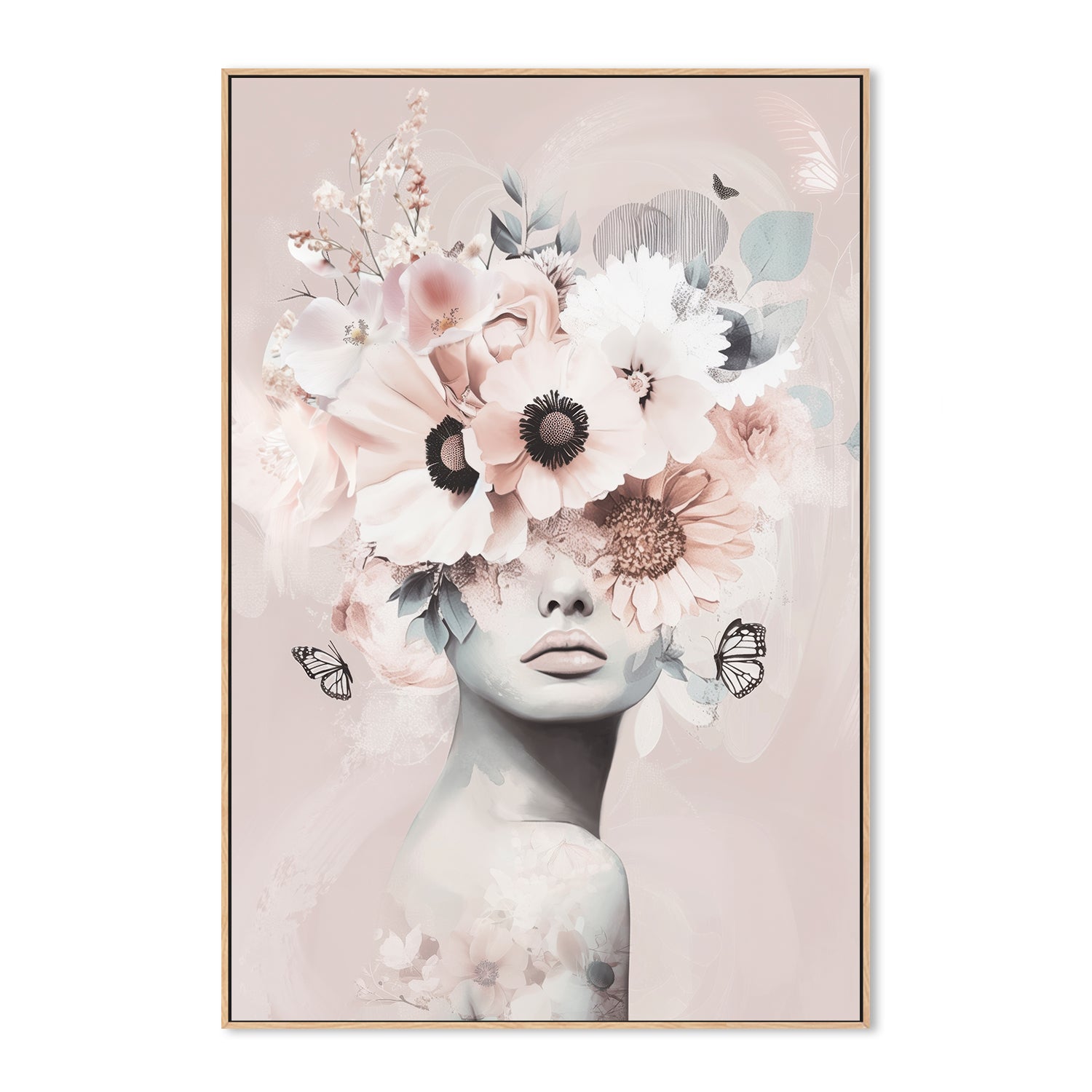 wall-art-print-canvas-poster-framed-Pink Petal Veil, By Bella Eve , By Bella Eve-4