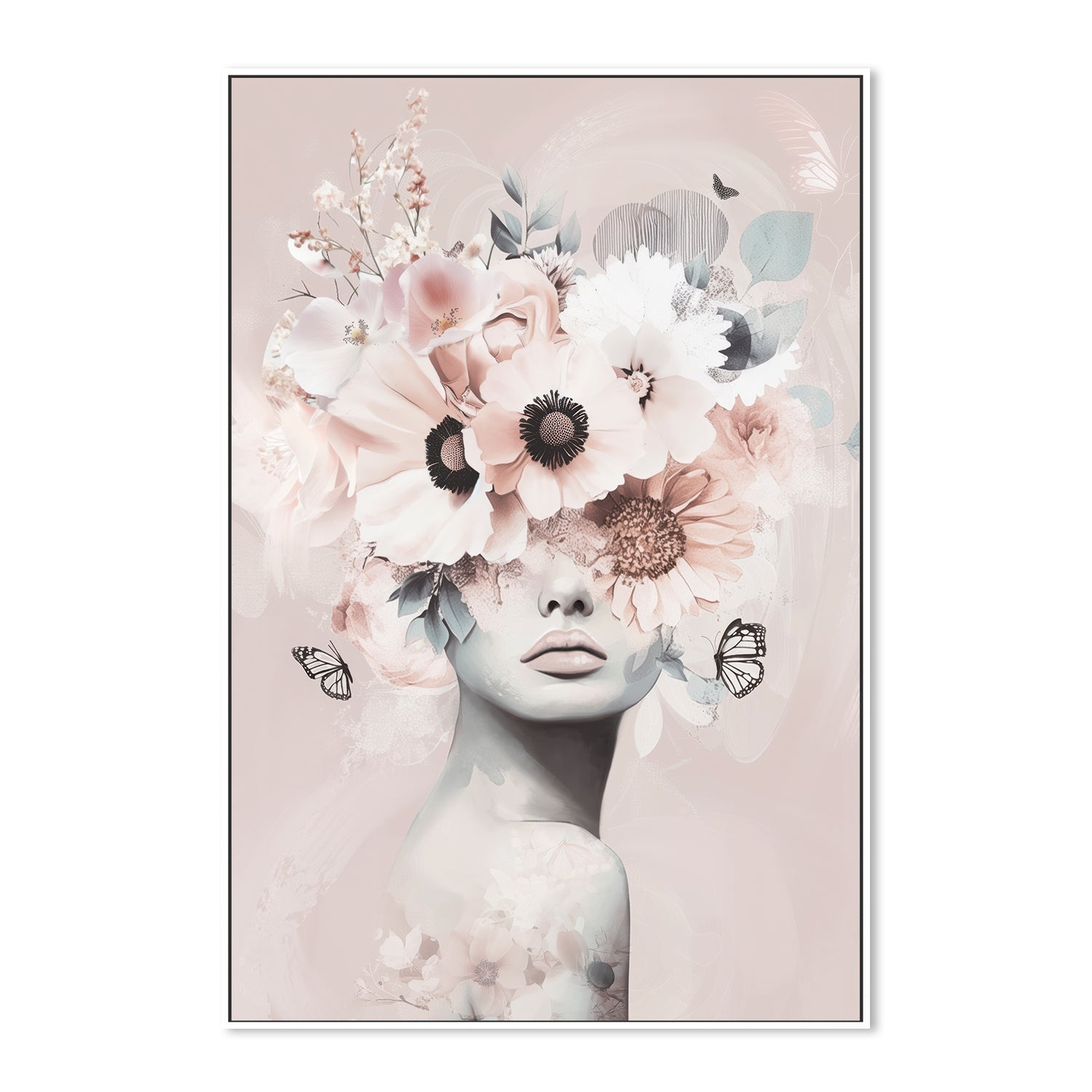 wall-art-print-canvas-poster-framed-Pink Petal Veil, By Bella Eve , By Bella Eve-5