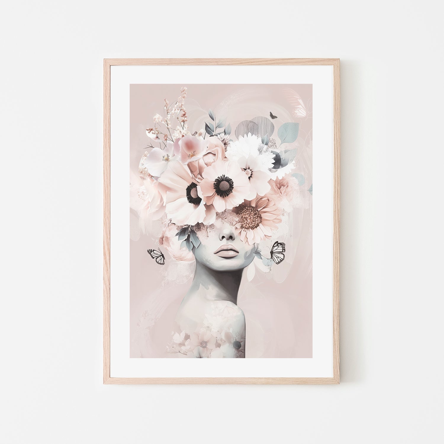 wall-art-print-canvas-poster-framed-Pink Petal Veil, By Bella Eve , By Bella Eve-6