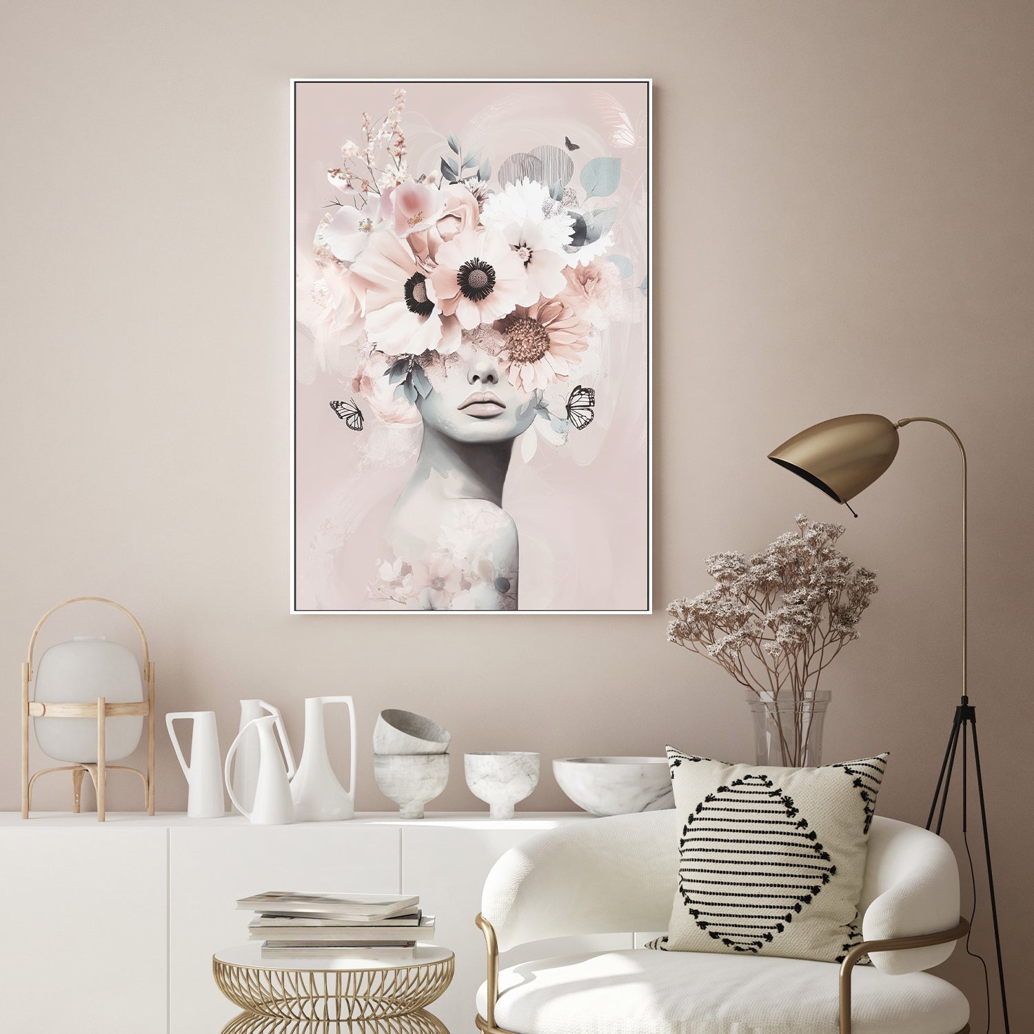 wall-art-print-canvas-poster-framed-Pink Petal Veil, By Bella Eve , By Bella Eve-7