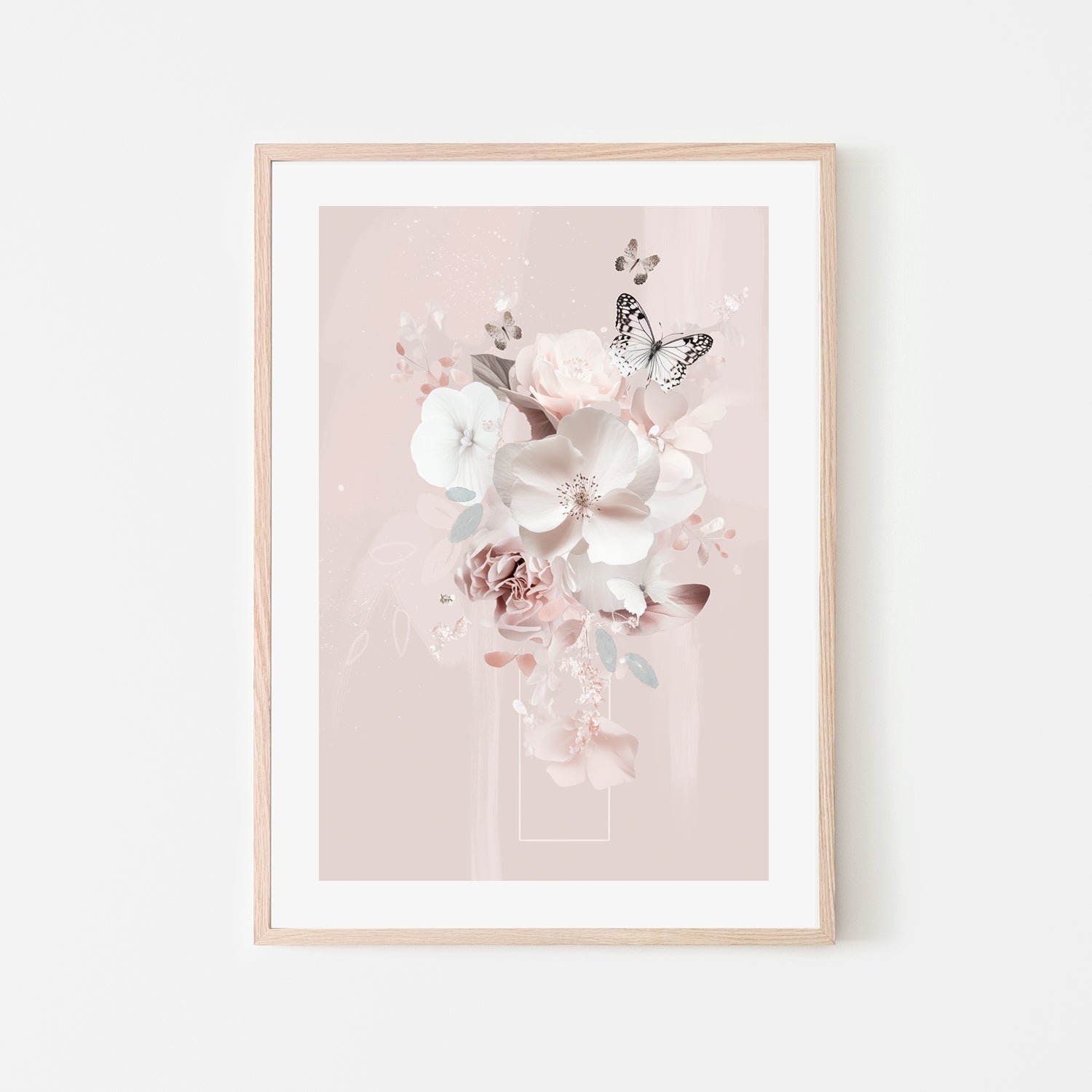 wall-art-print-canvas-poster-framed-Pink Petal Veil, Complement Series, By Bella Eve , By Bella Eve-6