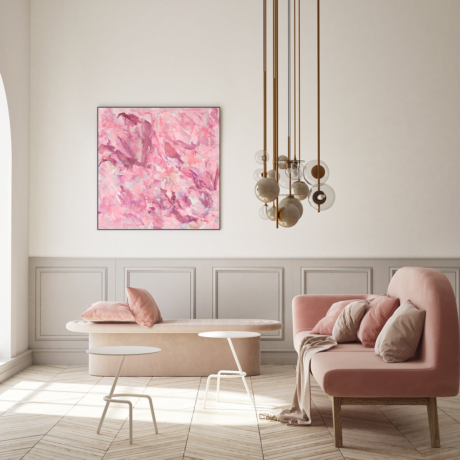 wall-art-print-canvas-poster-framed-Pink Reverie-7