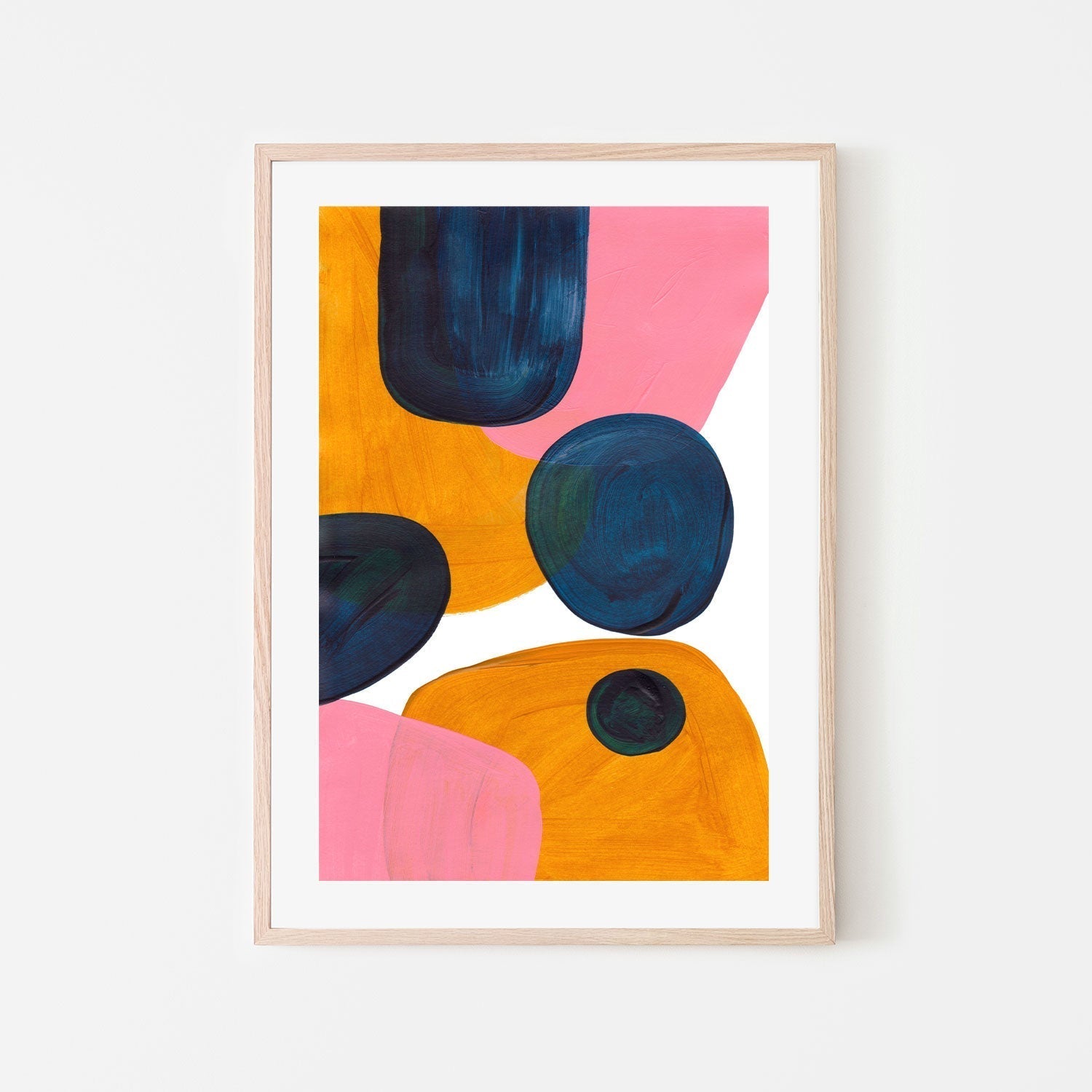wall-art-print-canvas-poster-framed-Pink Rollie Pollie , By Ejaaz Haniff-GIOIA-WALL-ART