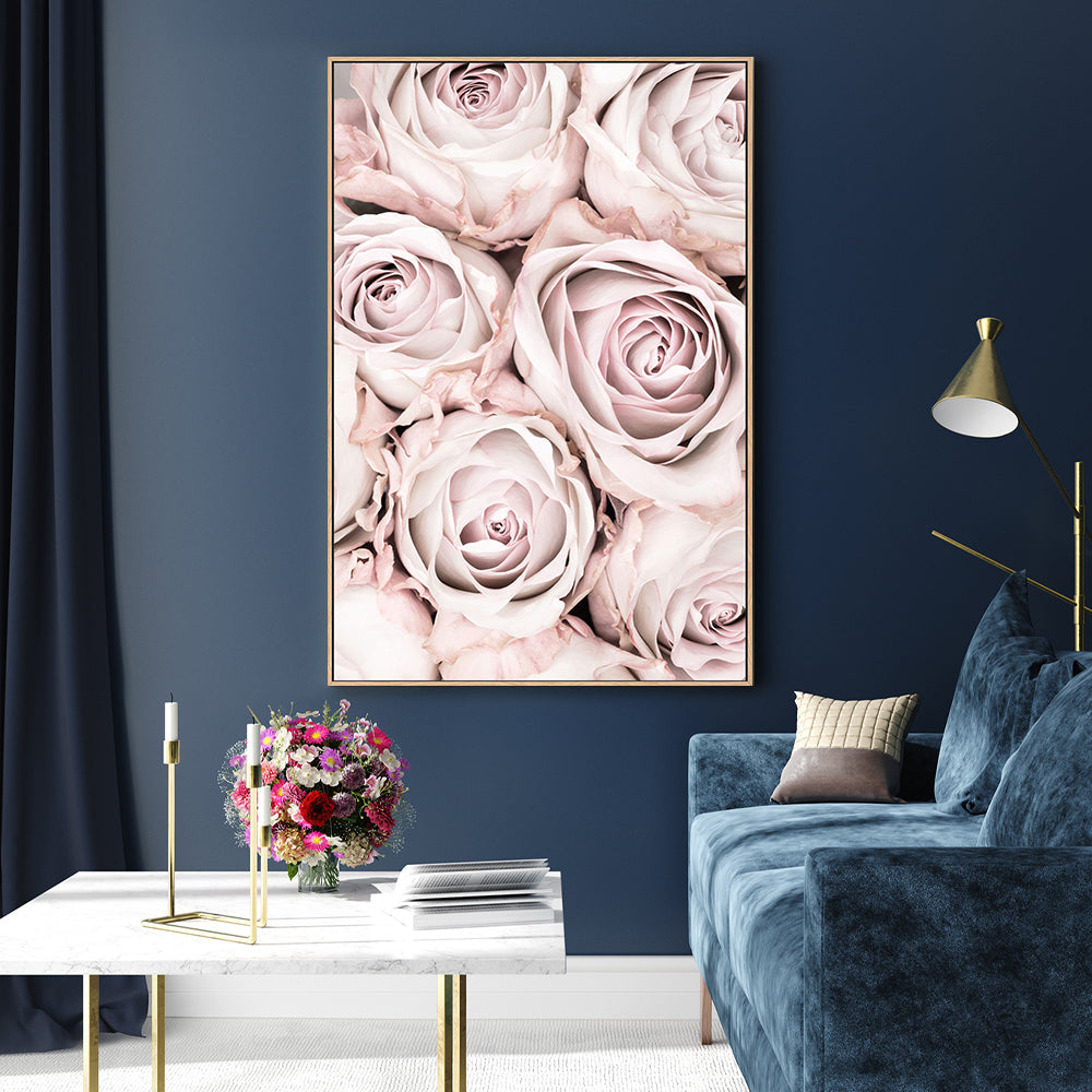 Pink Roses-Gioia-Prints-Framed-Canvas-Poster-GIOIA-WALL-ART