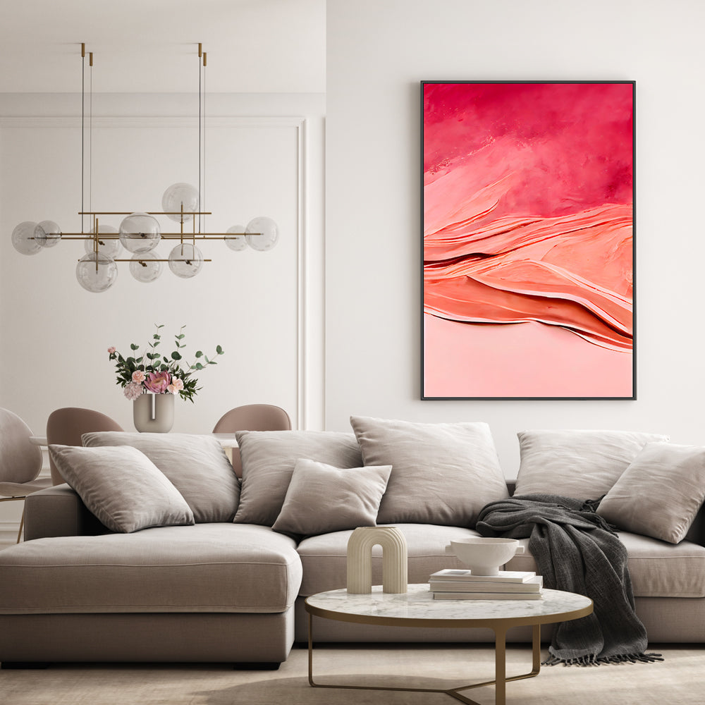 wall-art-print-canvas-poster-framed-Pink Sand Dunes , By Treechild-GIOIA-WALL-ART
