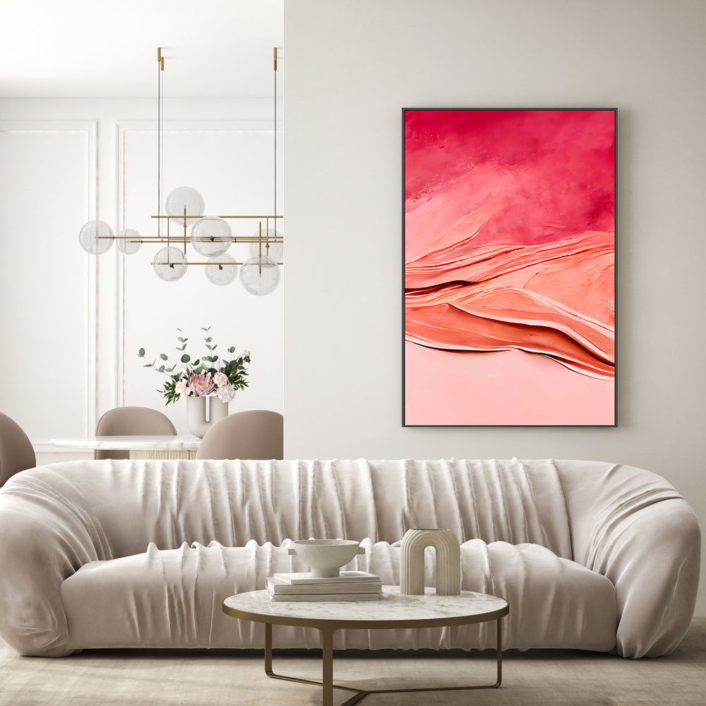 wall-art-print-canvas-poster-framed-Pink Sand Dunes , By Treechild-GIOIA-WALL-ART