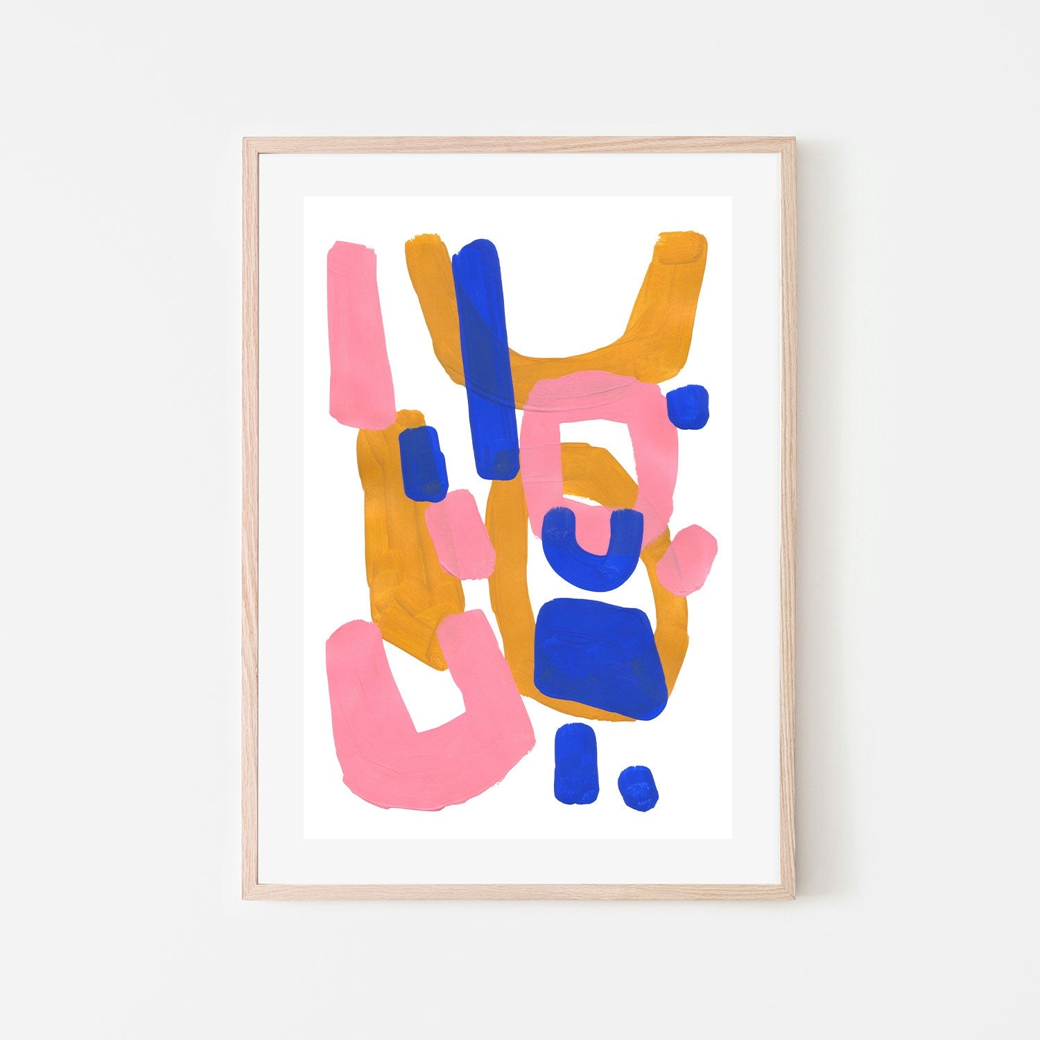 wall-art-print-canvas-poster-framed-Pink Smile , By Ejaaz Haniff-GIOIA-WALL-ART