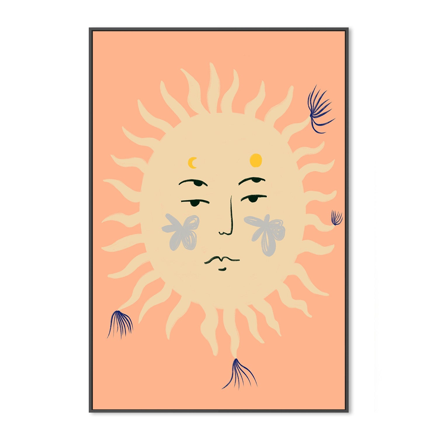 wall-art-print-canvas-poster-framed-Pink Sun , By Sandra Poliakov-3