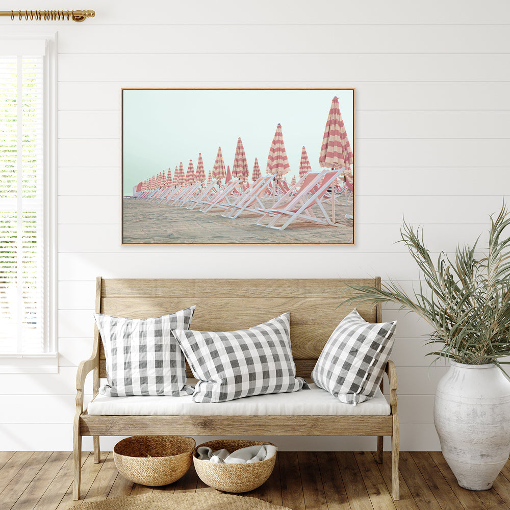 wall-art-print-canvas-poster-framed-Pink Umbrellas , By Aledanda-7