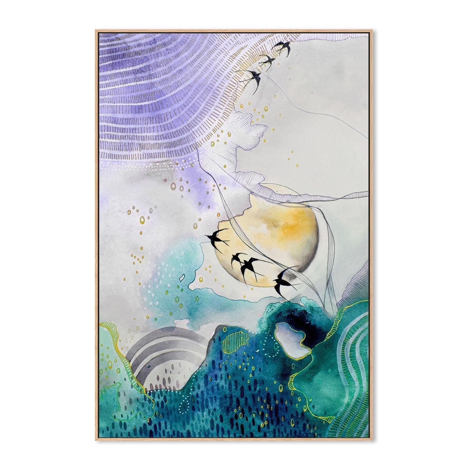 wall-art-print-canvas-poster-framed-Place Of Peace, Style A , By Sarah Carlton Art-GIOIA-WALL-ART