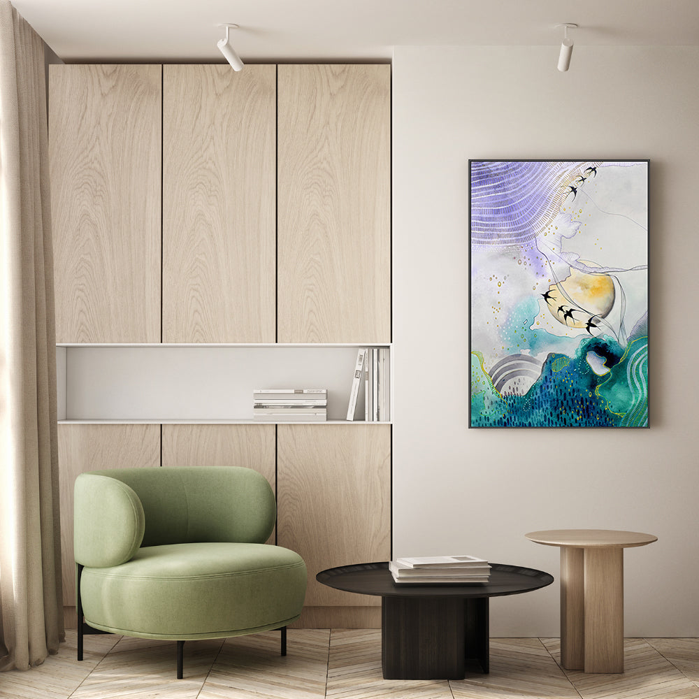 wall-art-print-canvas-poster-framed-Place Of Peace, Style A , By Sarah Carlton Art-GIOIA-WALL-ART