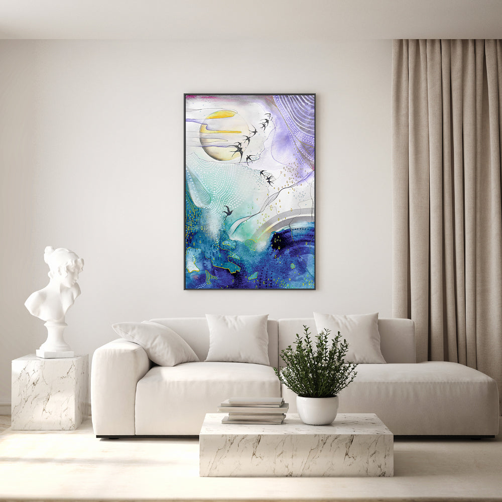 wall-art-print-canvas-poster-framed-Place Of Peace, Style B , By Sarah Carlton Art-GIOIA-WALL-ART