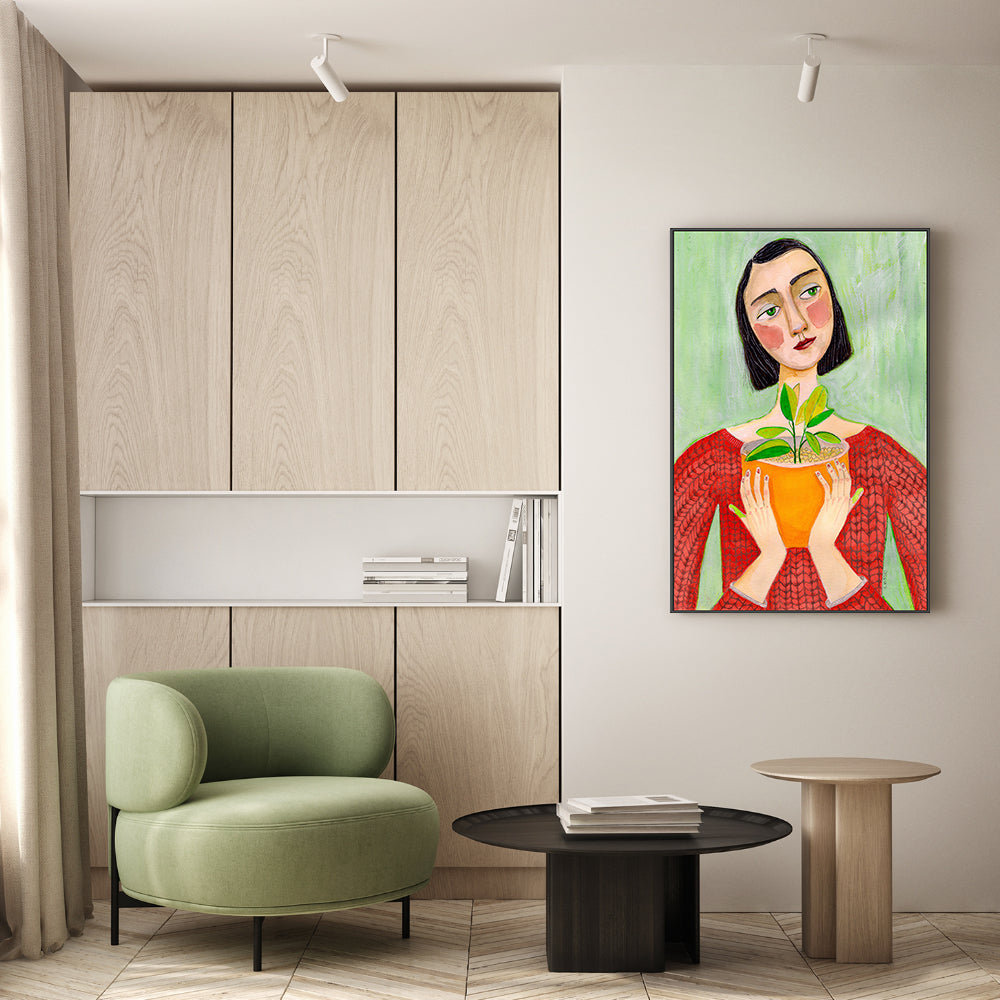 wall-art-print-canvas-poster-framed-Plant Mum , By Sharyn Bursic-GIOIA-WALL-ART