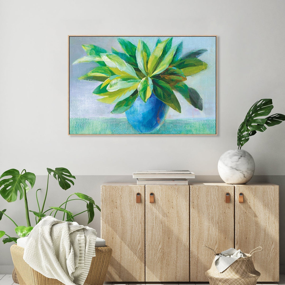 wall-art-print-canvas-poster-framed-Plant Still Life-by-Danhui Nai-Gioia Wall Art