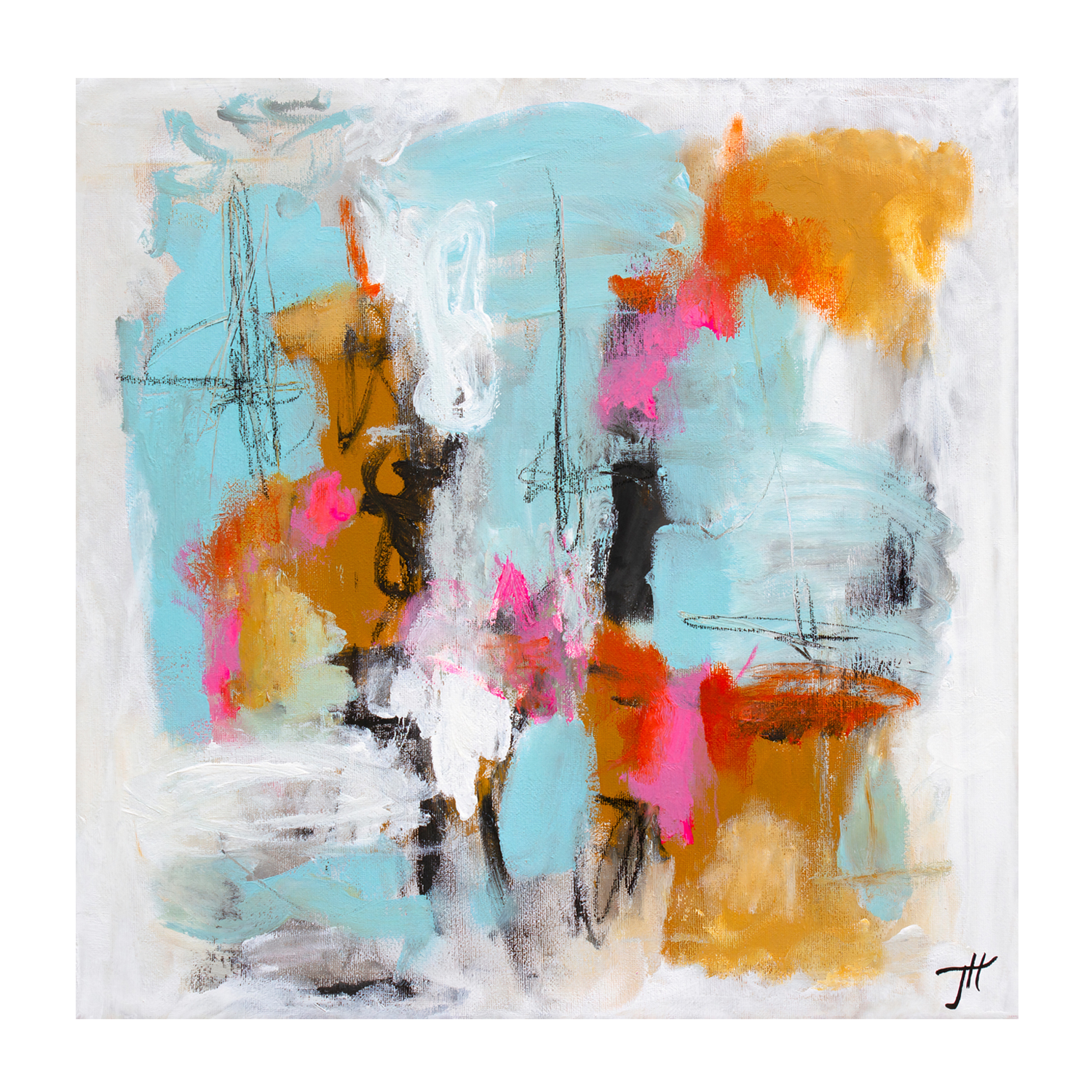 wall-art-print-canvas-poster-framed-Playful Palette, Style A, By Tove Hoglund-GIOIA-WALL-ART