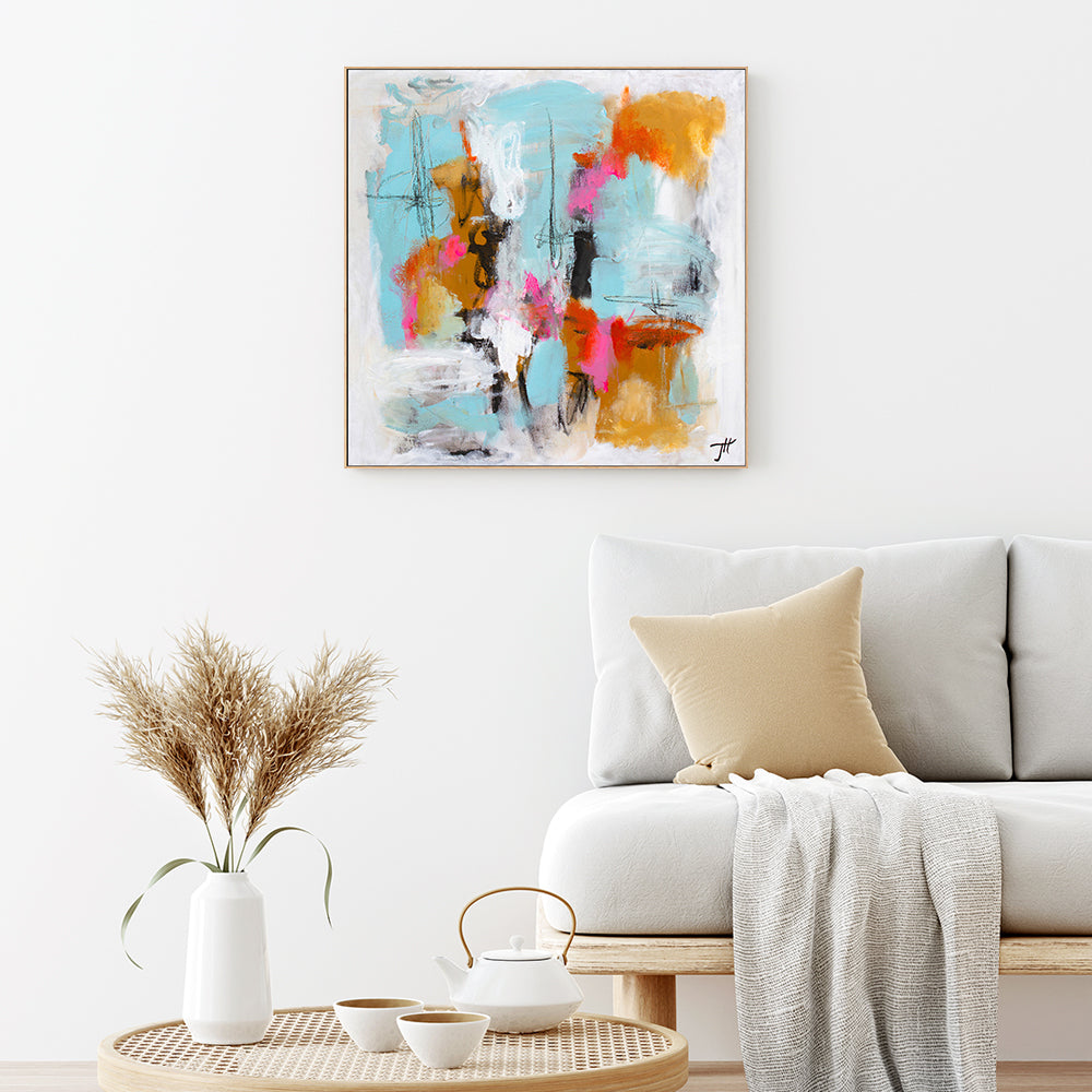 wall-art-print-canvas-poster-framed-Playful Palette, Style A, By Tove Hoglund-GIOIA-WALL-ART
