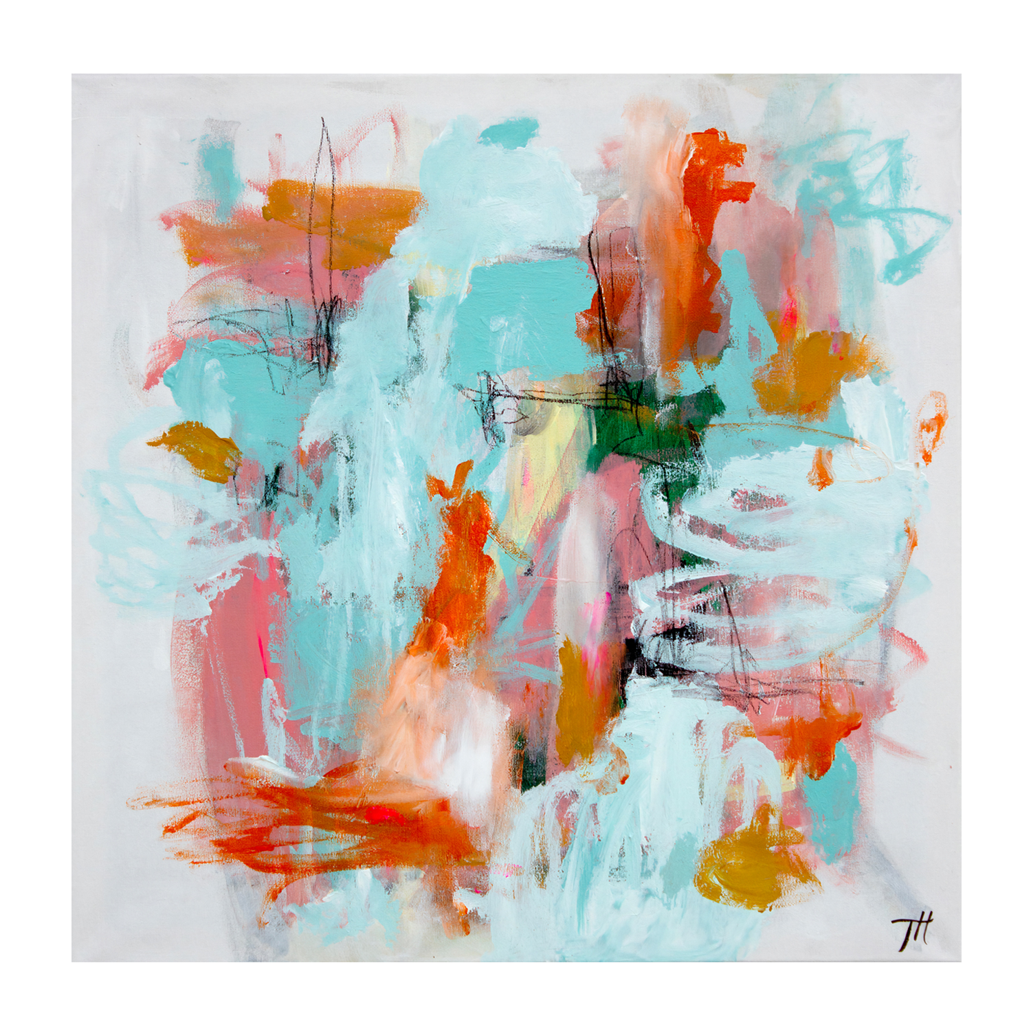 wall-art-print-canvas-poster-framed-Playful Palette, Style B, By Tove Hoglund-GIOIA-WALL-ART