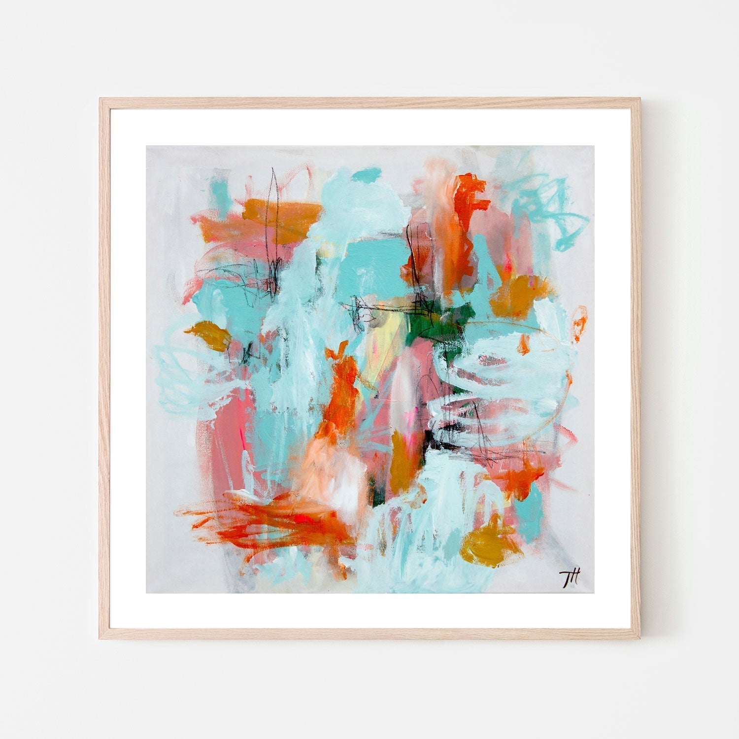wall-art-print-canvas-poster-framed-Playful Palette, Style B, By Tove Hoglund-GIOIA-WALL-ART