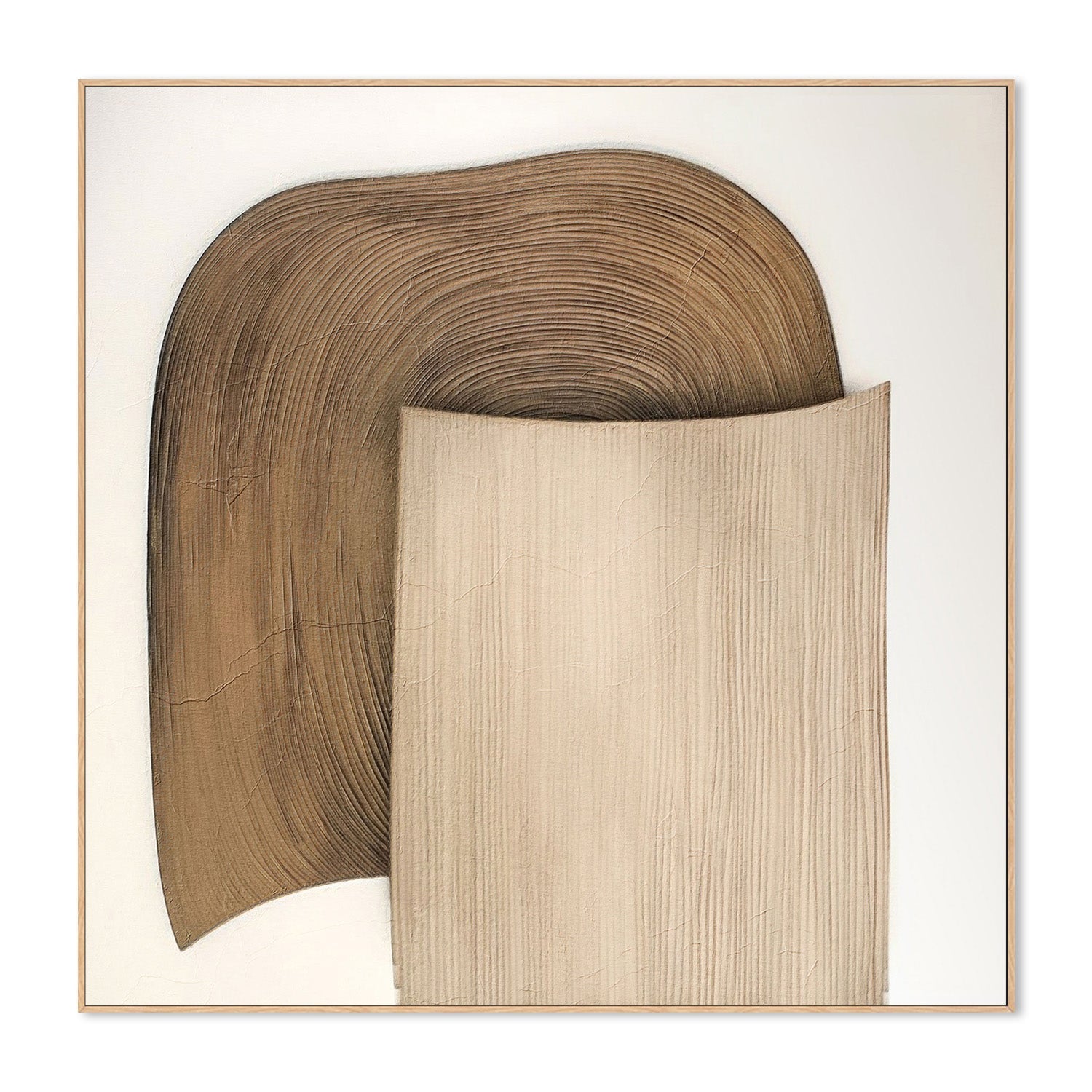 wall-art-print-canvas-poster-framed-Plissê Brown Tan, Style A , By Alma-4