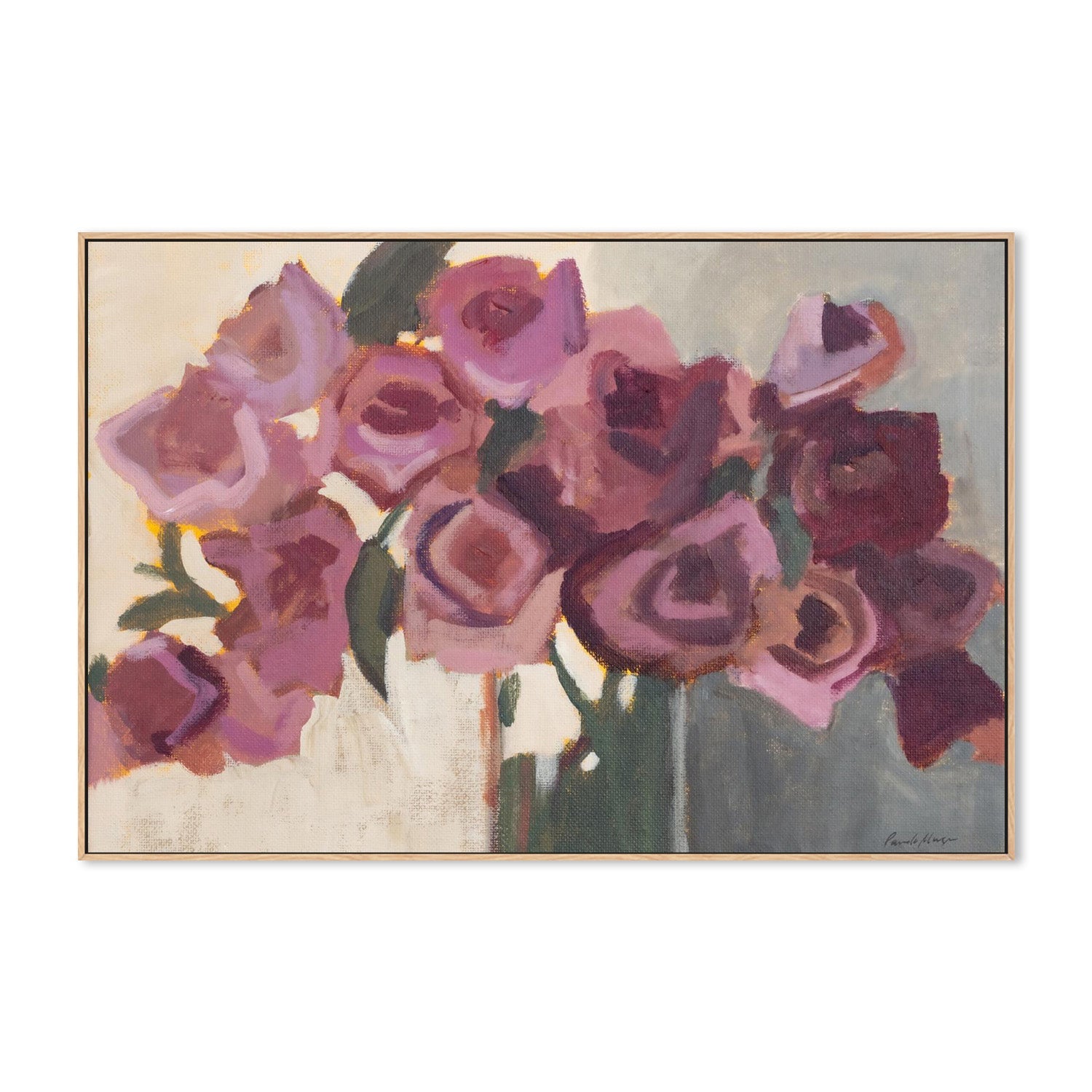 wall-art-print-canvas-poster-framed-Plum Blooms-4