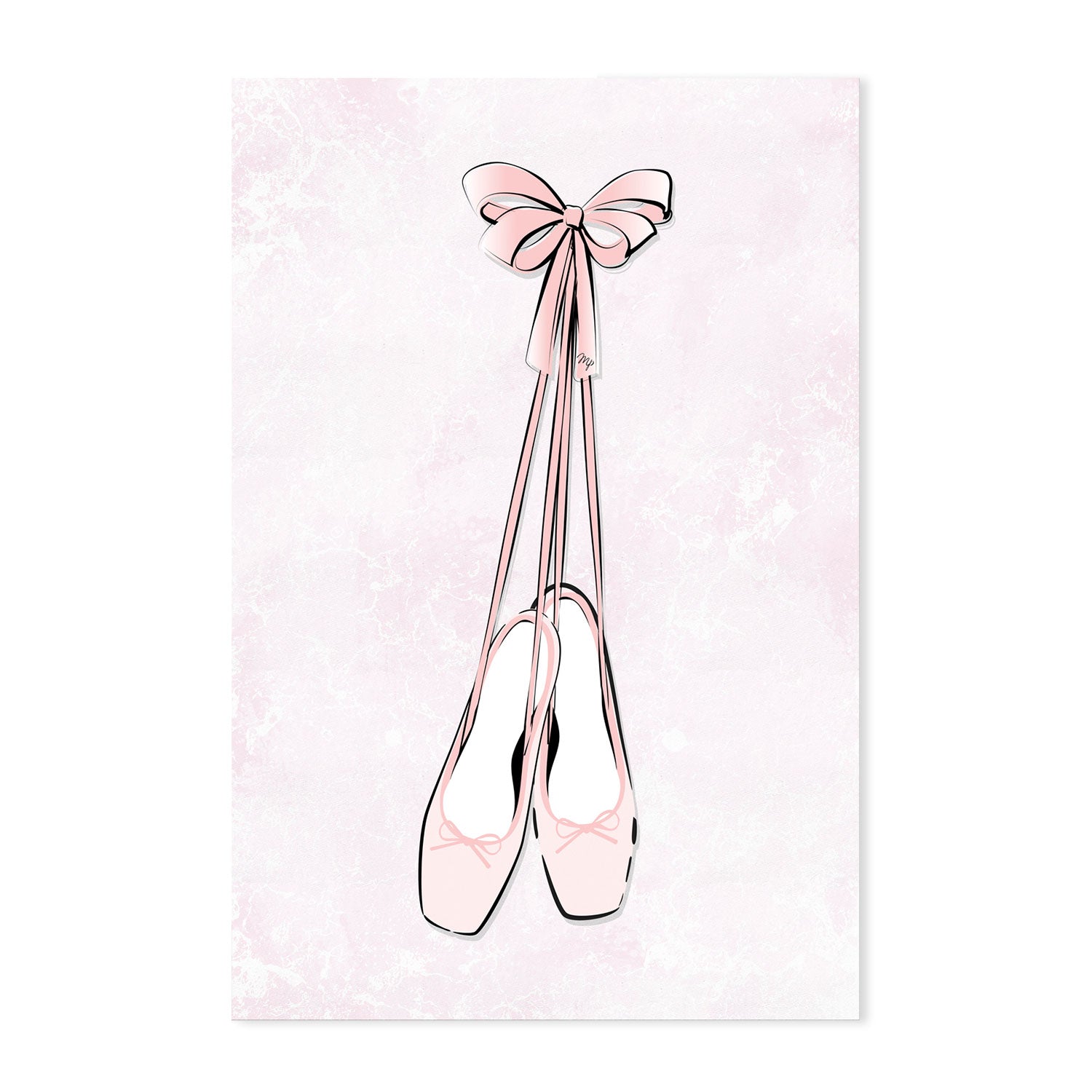 wall-art-print-canvas-poster-framed-Pointe Shoes-GIOIA-WALL-ART