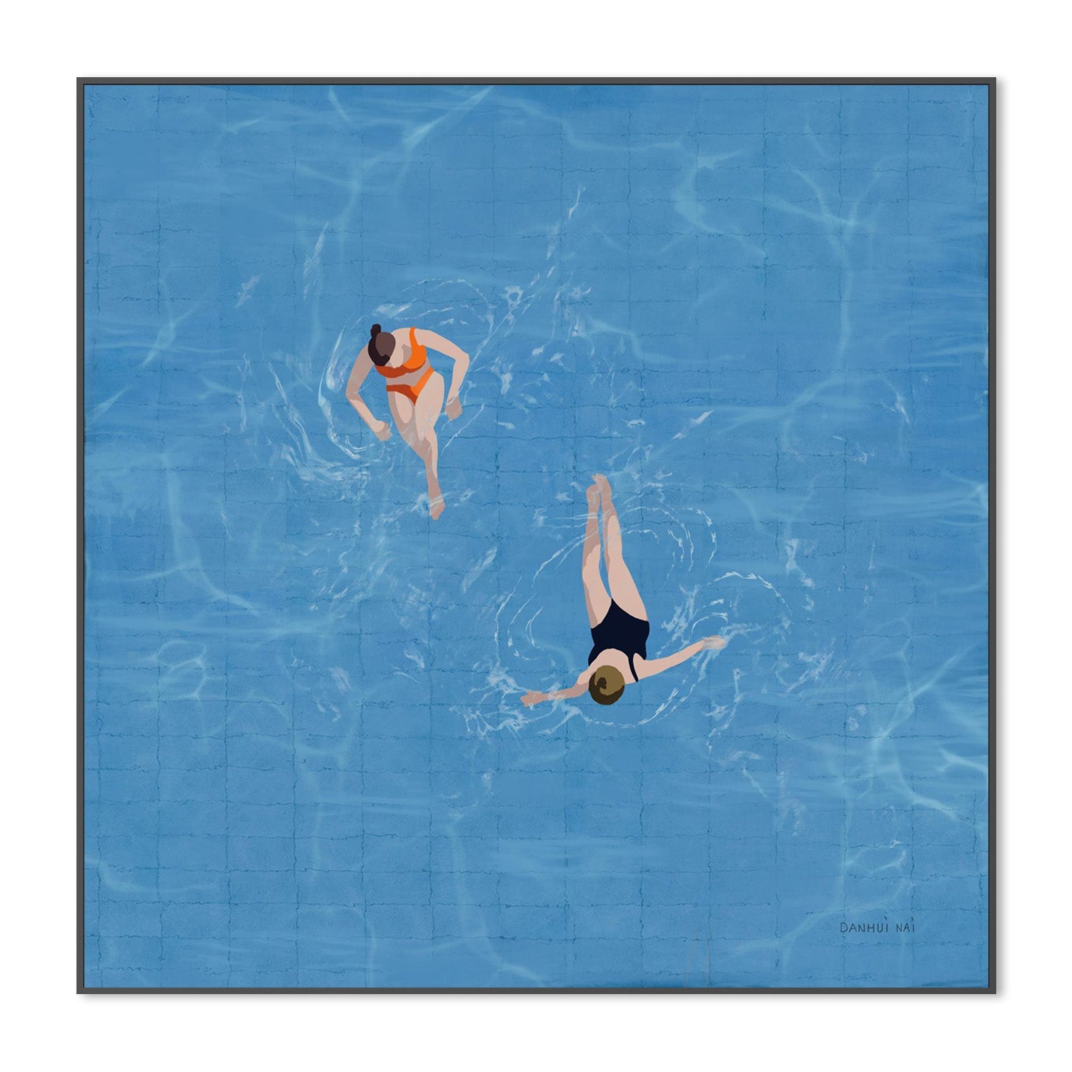 wall-art-print-canvas-poster-framed-Pool Fun, Style A-3