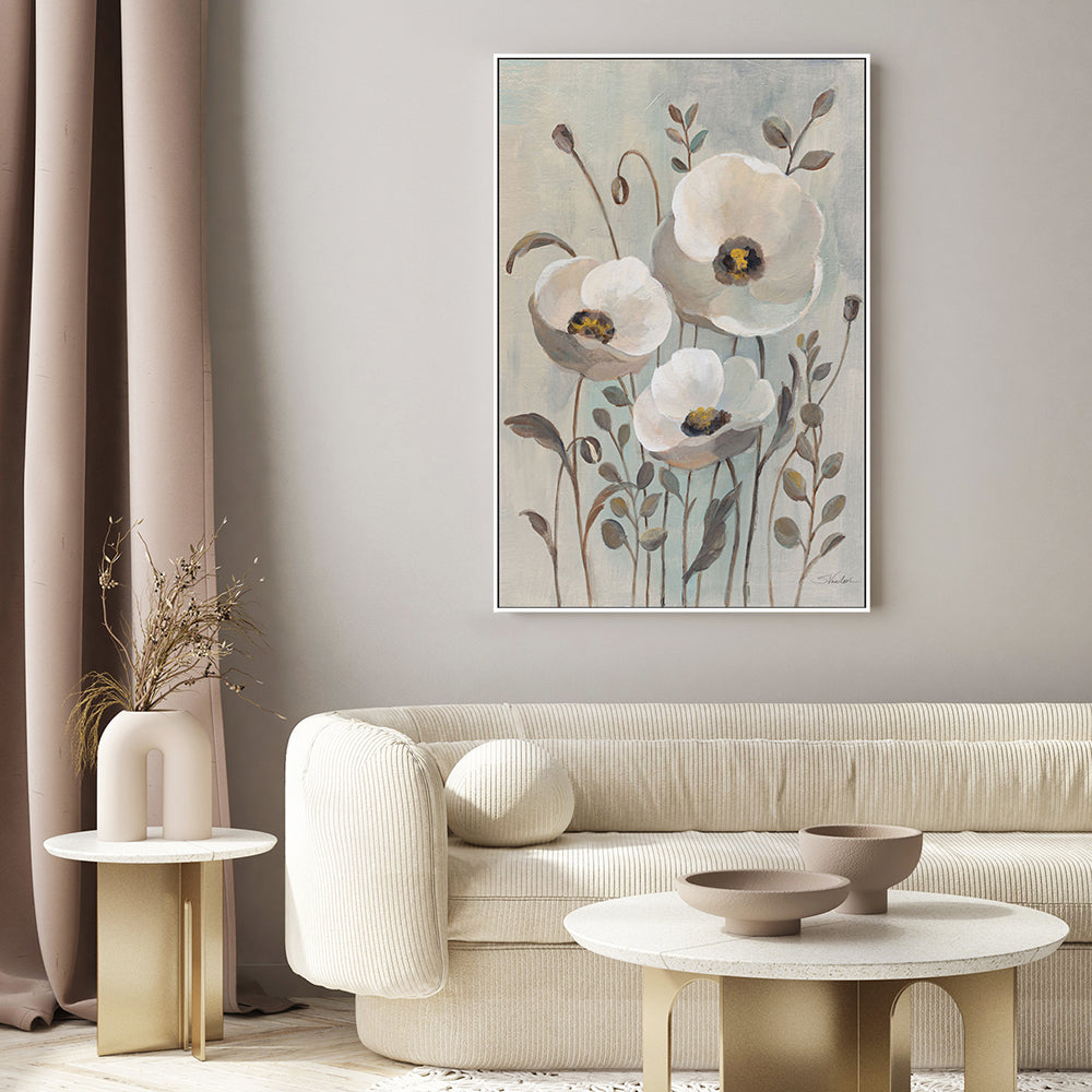 wall-art-print-canvas-poster-framed-Poppies in Blue, Style B , By Silvia Vassileva-7