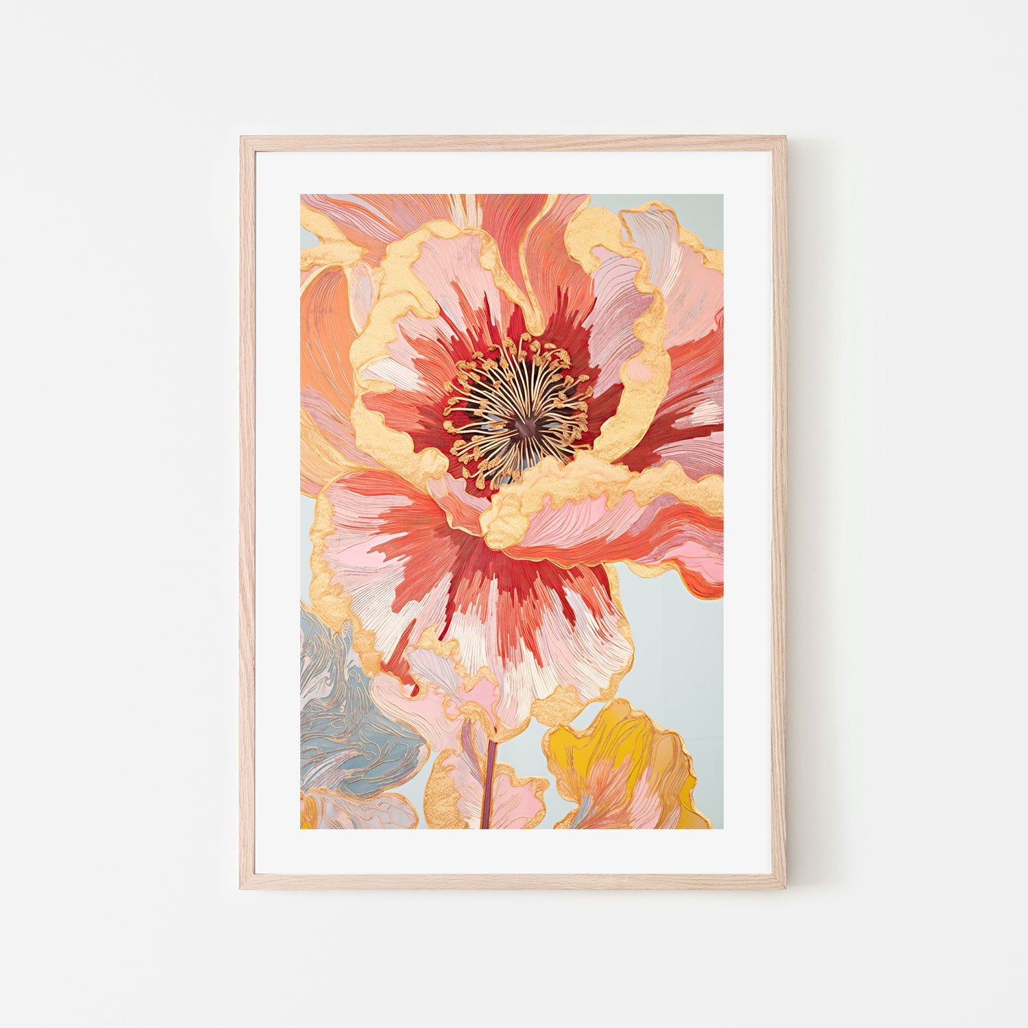 wall-art-print-canvas-poster-framed-Poppy , By Unratio-6