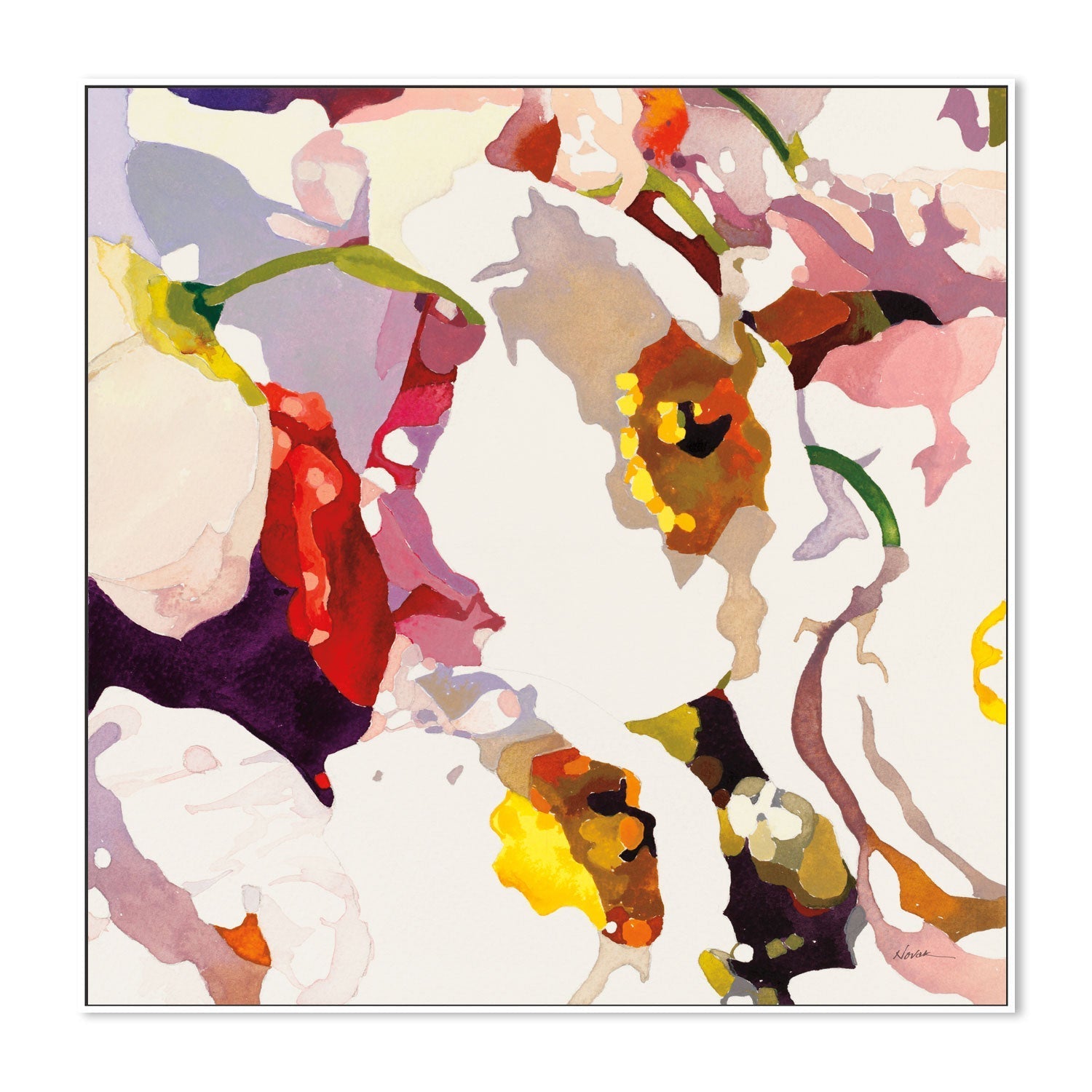 wall-art-print-canvas-poster-framed-Poppy Patterns, Style A , By Wild Apple-5