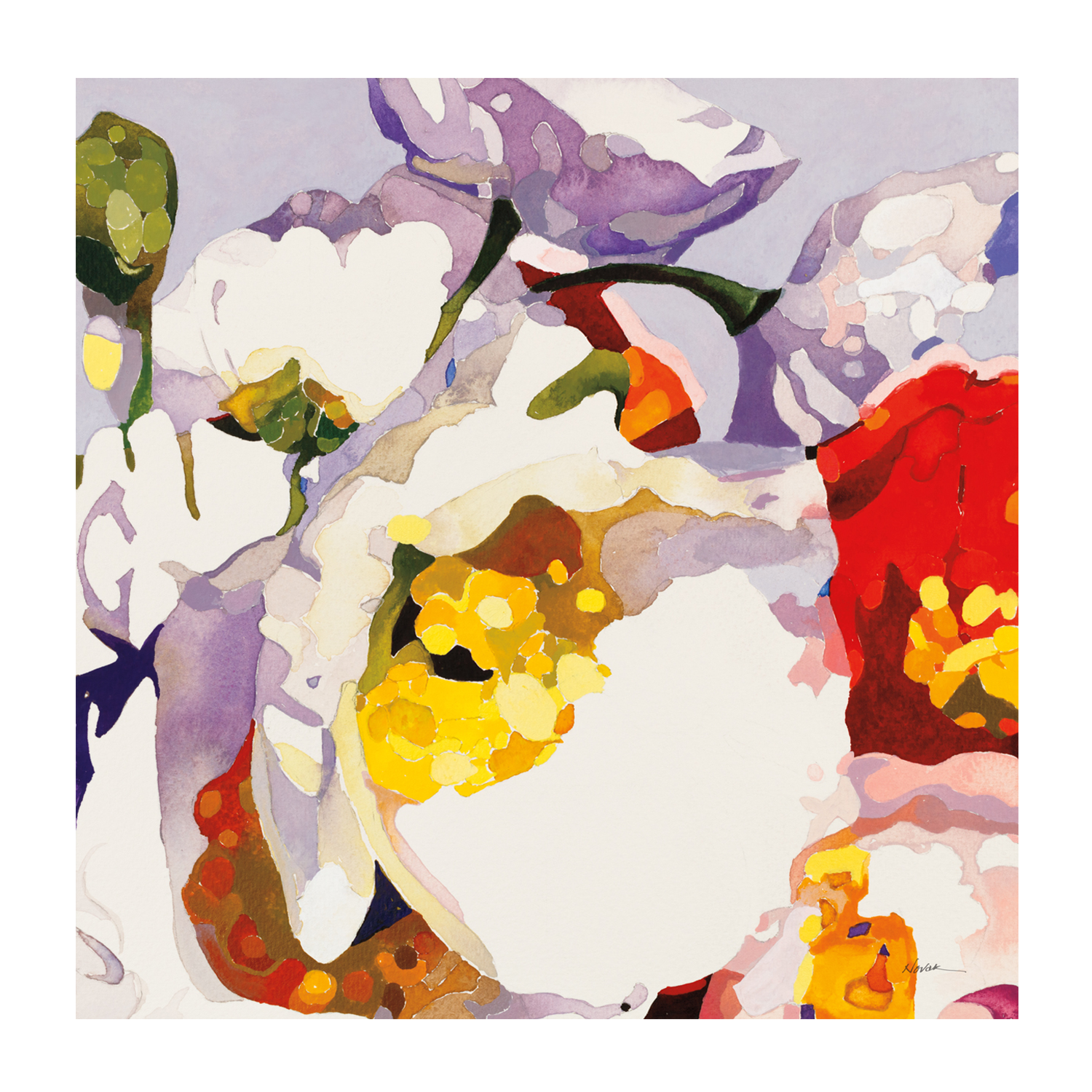 wall-art-print-canvas-poster-framed-Poppy Patterns, Style B , By Wild Apple-1