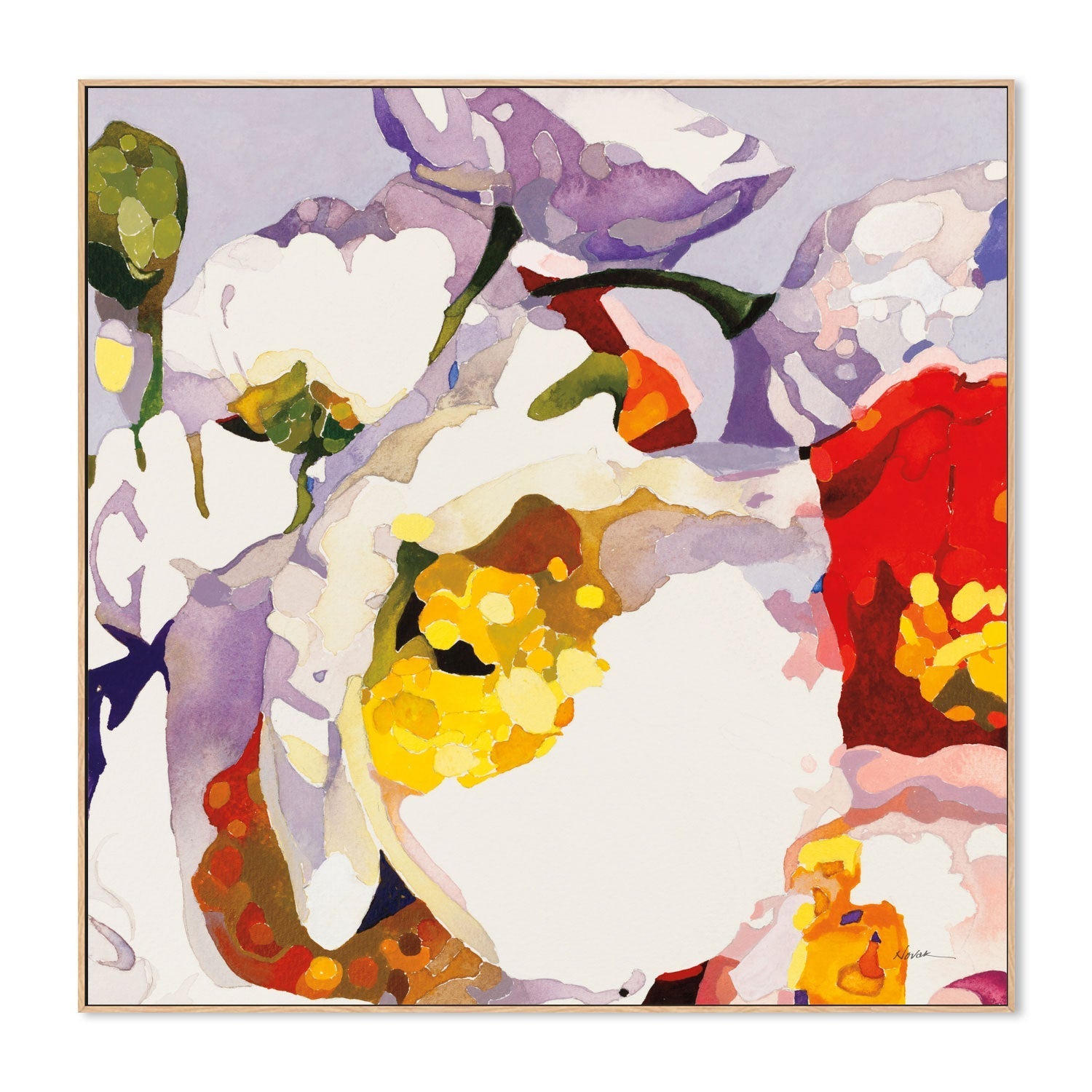 wall-art-print-canvas-poster-framed-Poppy Patterns, Style B , By Wild Apple-4