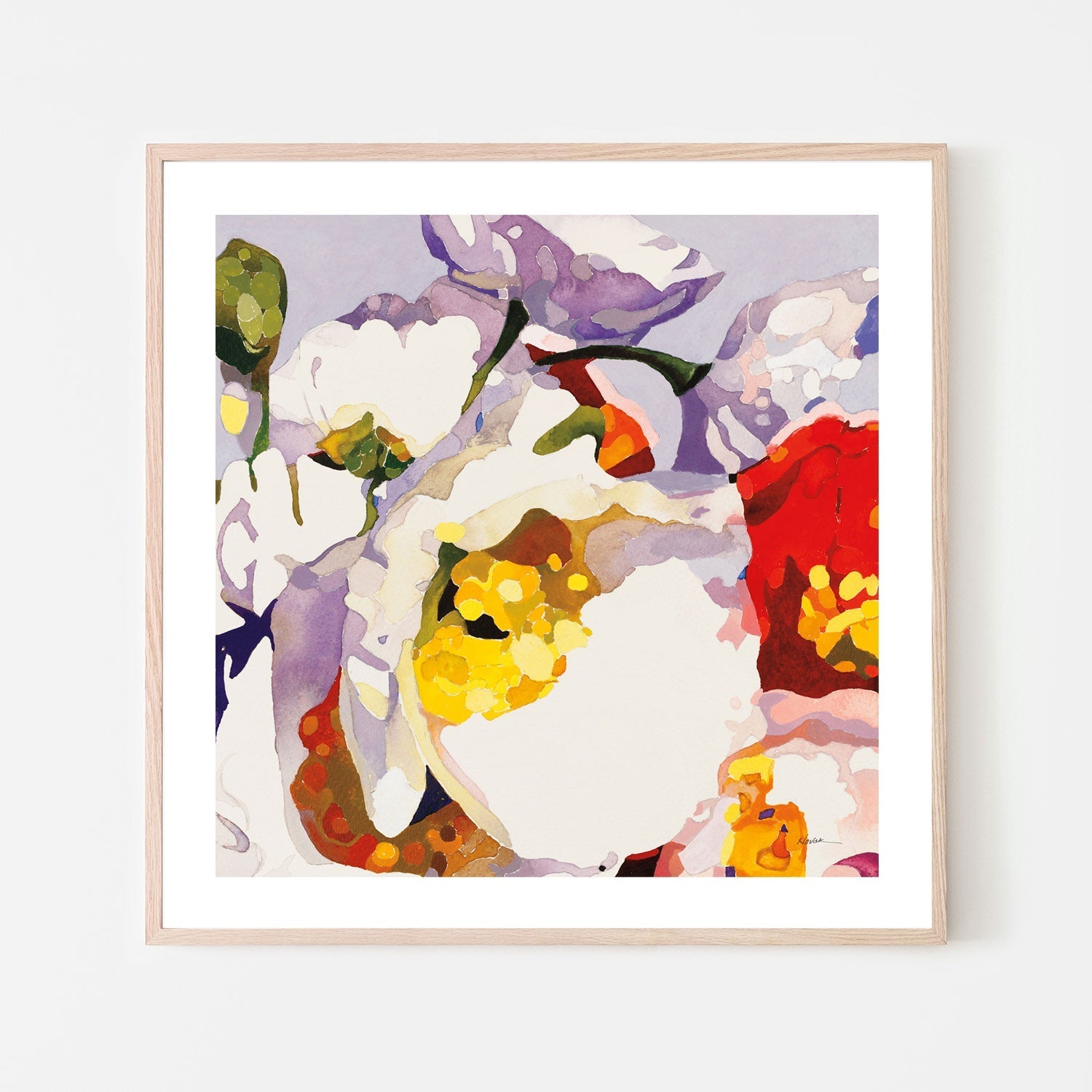 wall-art-print-canvas-poster-framed-Poppy Patterns, Style B , By Wild Apple-6