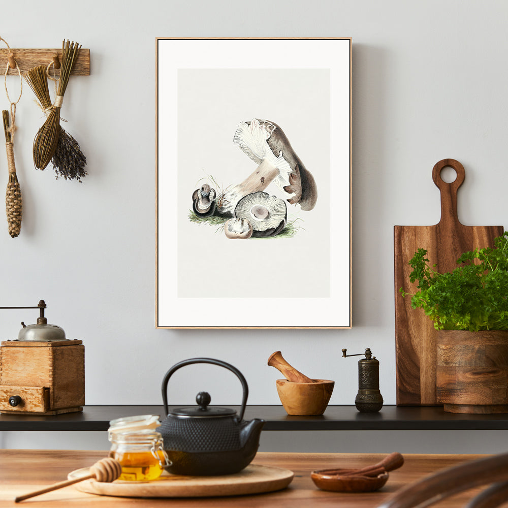 wall-art-print-canvas-poster-framed-Portabella Mushrooms-GIOIA-WALL-ART