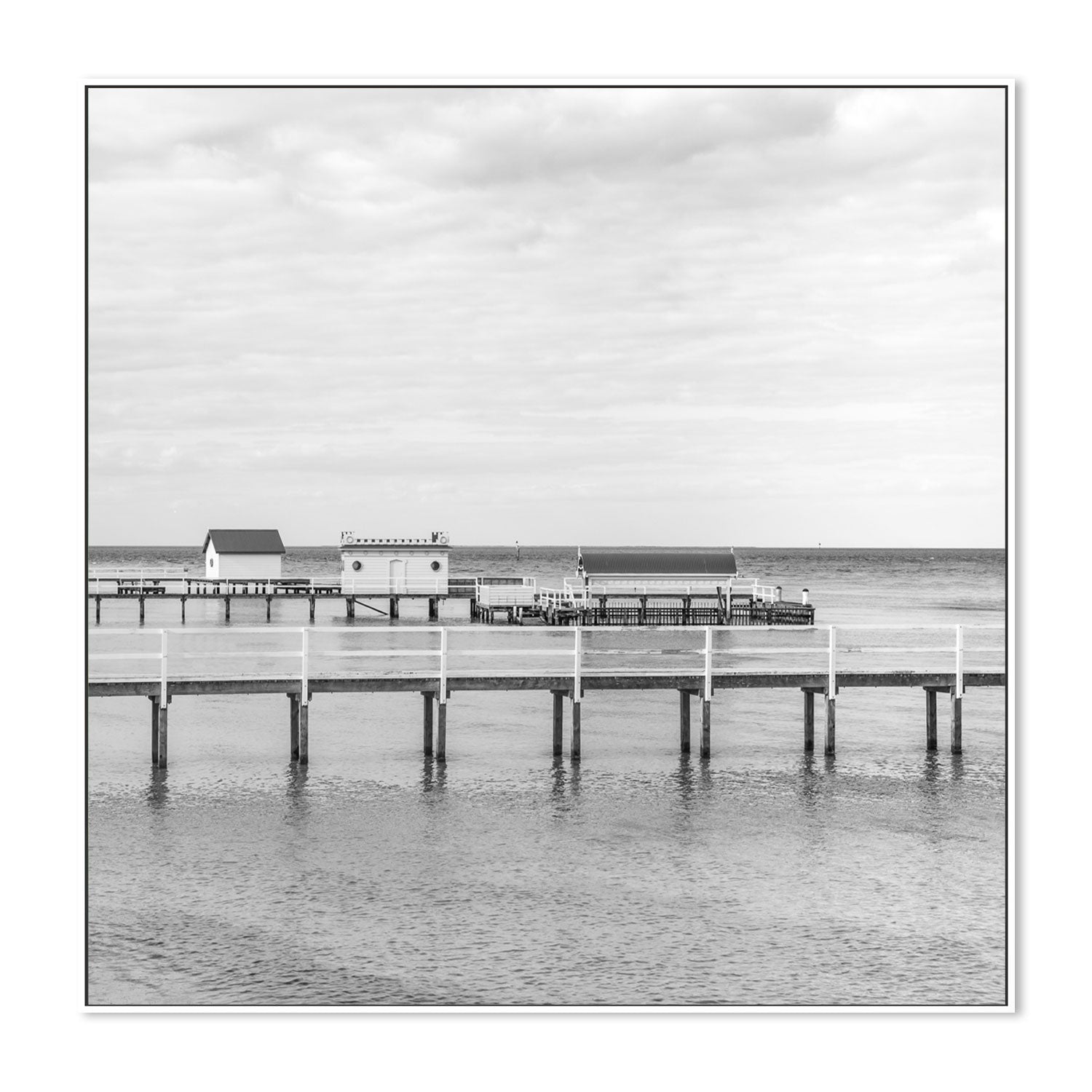 wall-art-print-canvas-poster-framed-Portsea Pier , By Tricia Brennan-GIOIA-WALL-ART