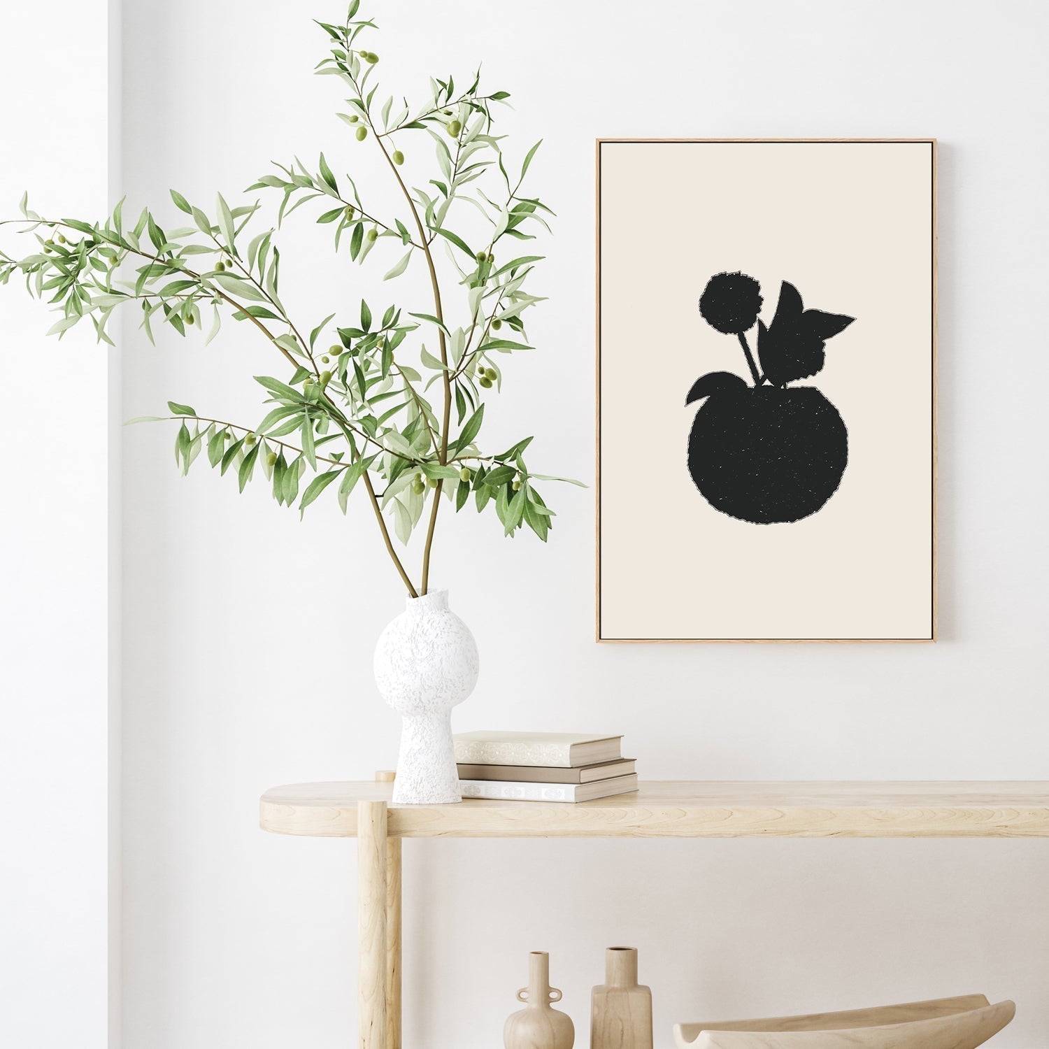 wall-art-print-canvas-poster-framed-Potted Alliums-by-Danushka Abeygoda-Gioia Wall Art