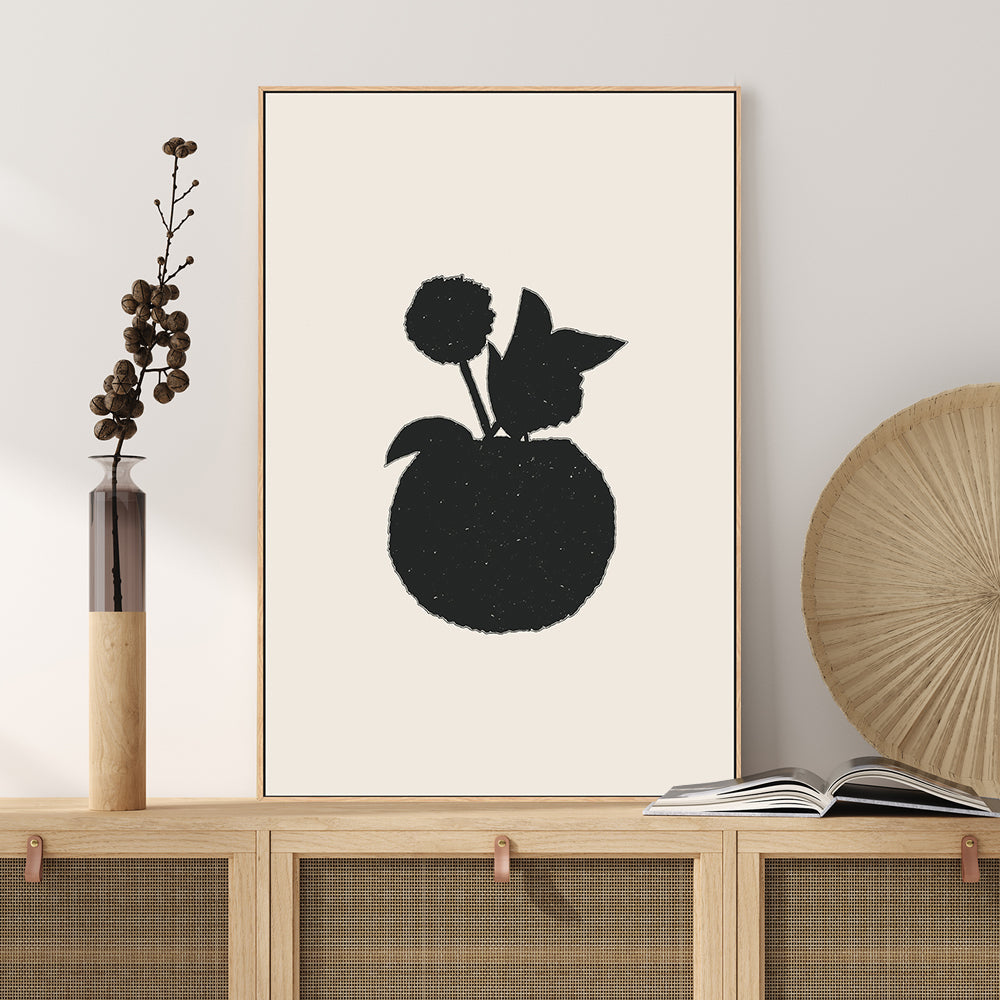 wall-art-print-canvas-poster-framed-Potted Alliums-by-Danushka Abeygoda-Gioia Wall Art