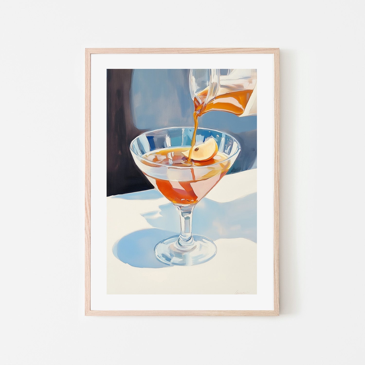 wall-art-print-canvas-poster-framed-Pouring Lemon Tea into a Glass , By Melloi Art Prints-6